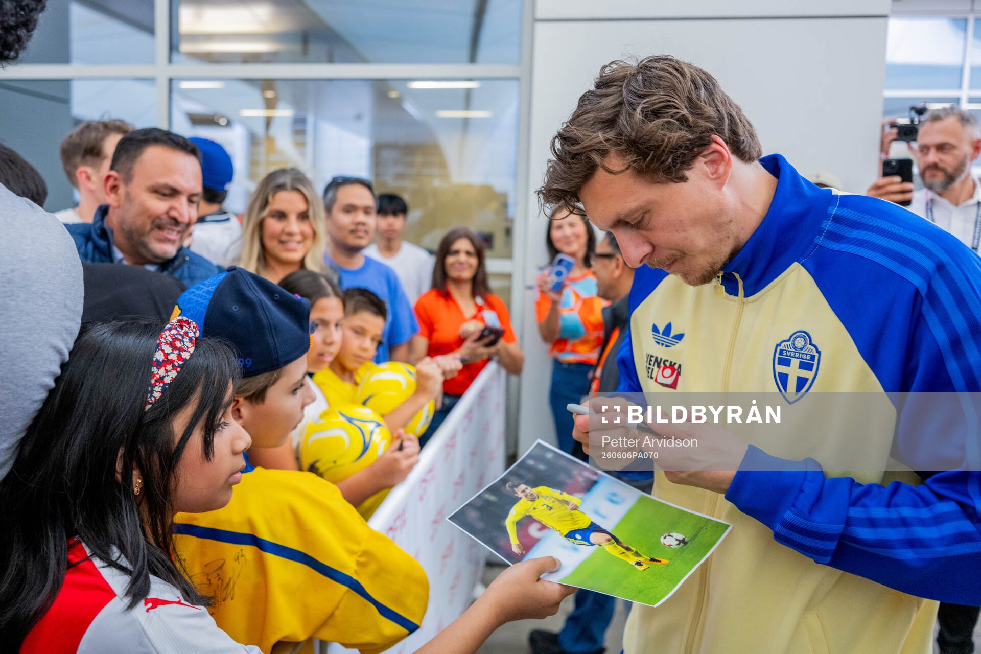 Victor Nilsson Lindelöf of the Swedish national football