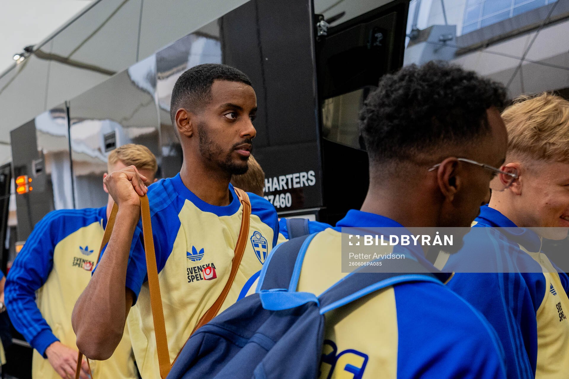 Alexander Isak of the Swedish national football team