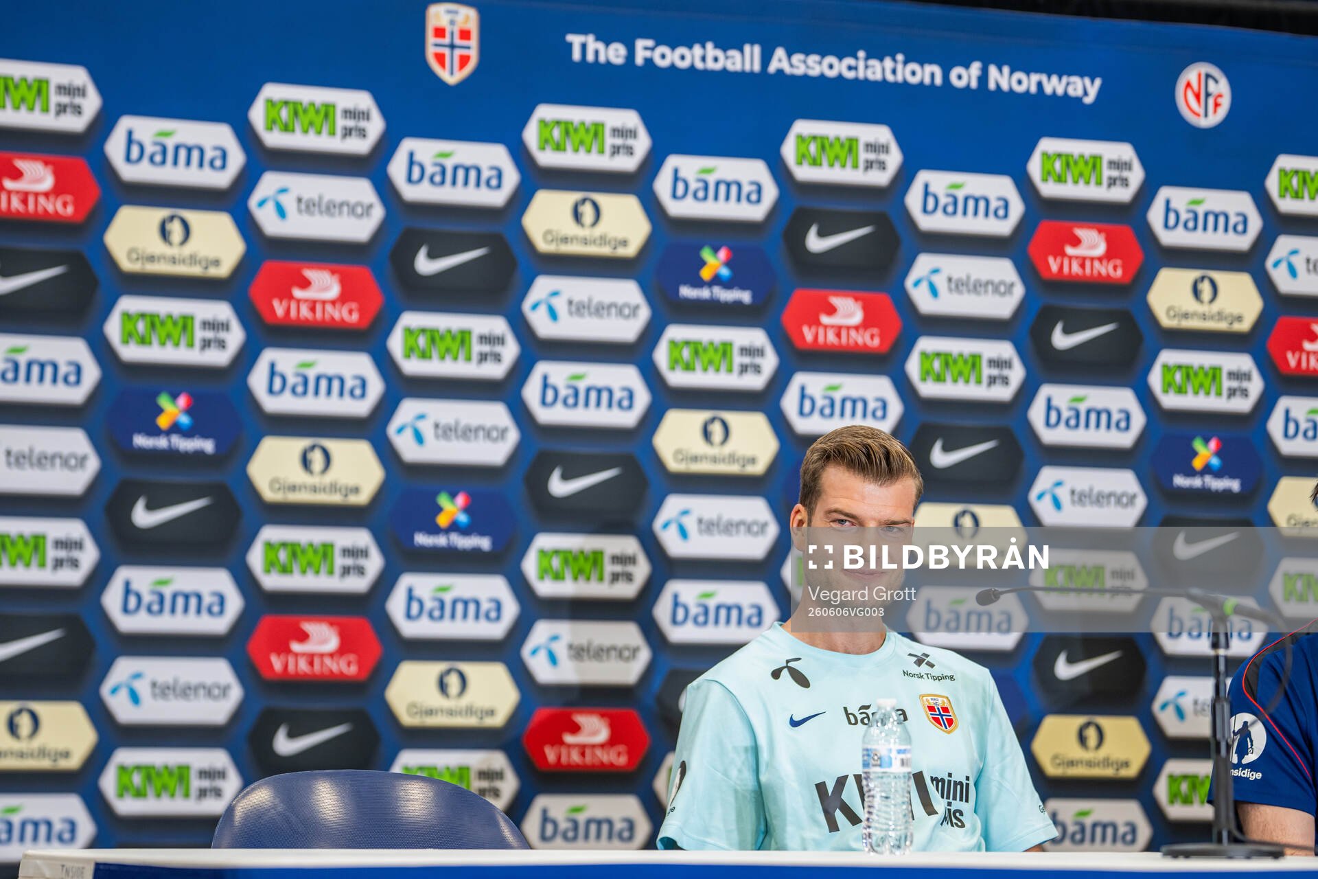 Alexander Sørloth of the Norwegian national football team