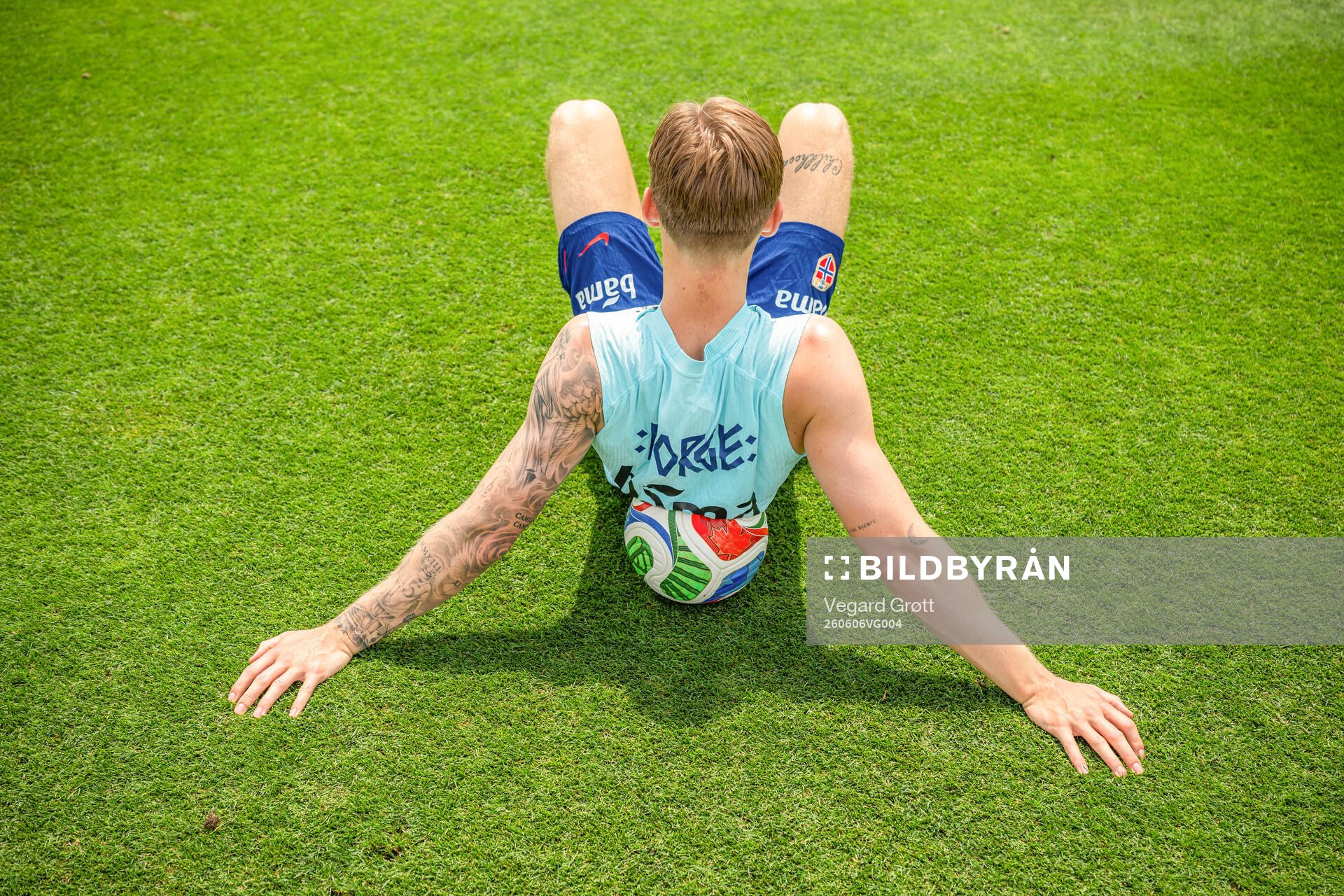 David Møller Wolfe of the Norwegian national football team