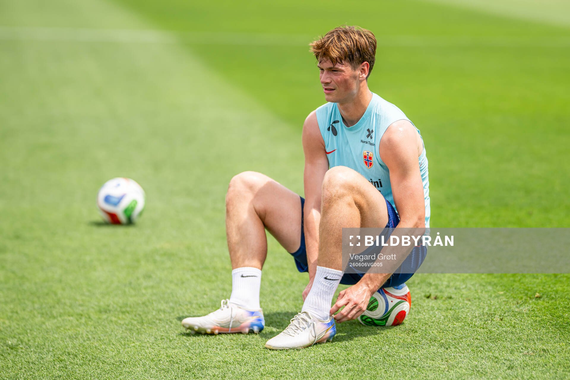 Henrik Falchener of the Norwegian national football team at