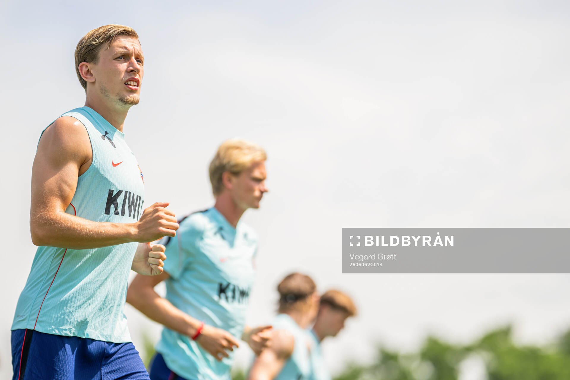 Marcus Holmgren Pedersen of the Norwegian national football