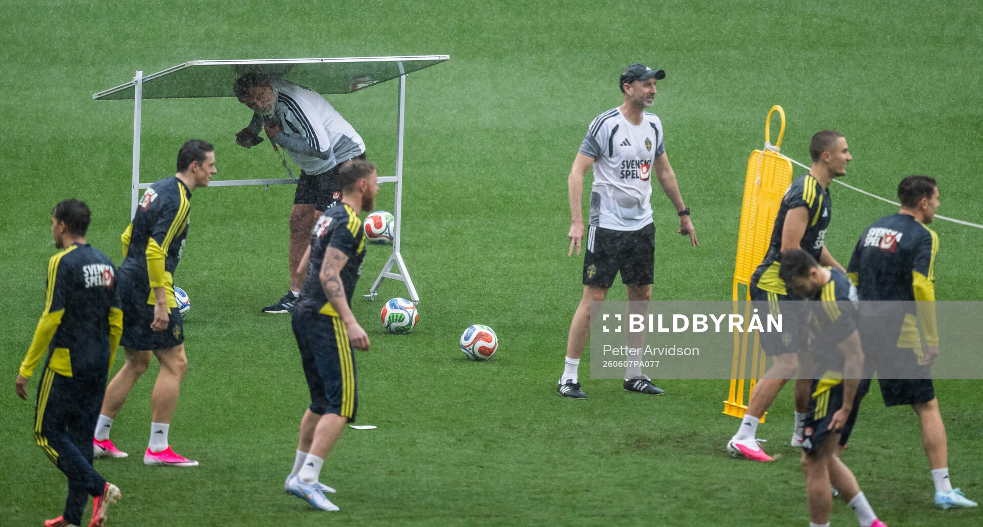 A member of the staff of the Swedish national football team