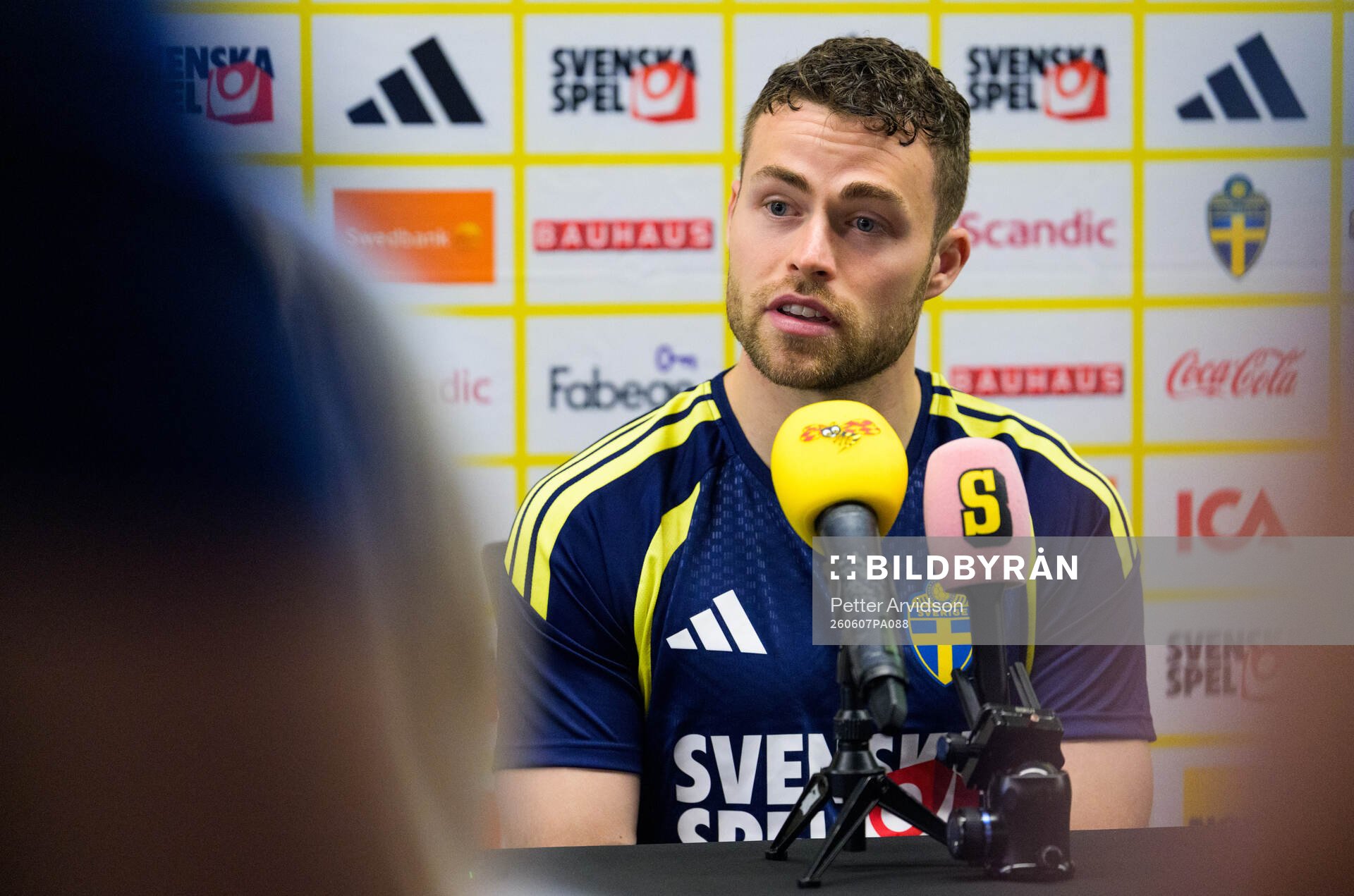 Gabriel Gudmundsson of the Swedish men's national football
