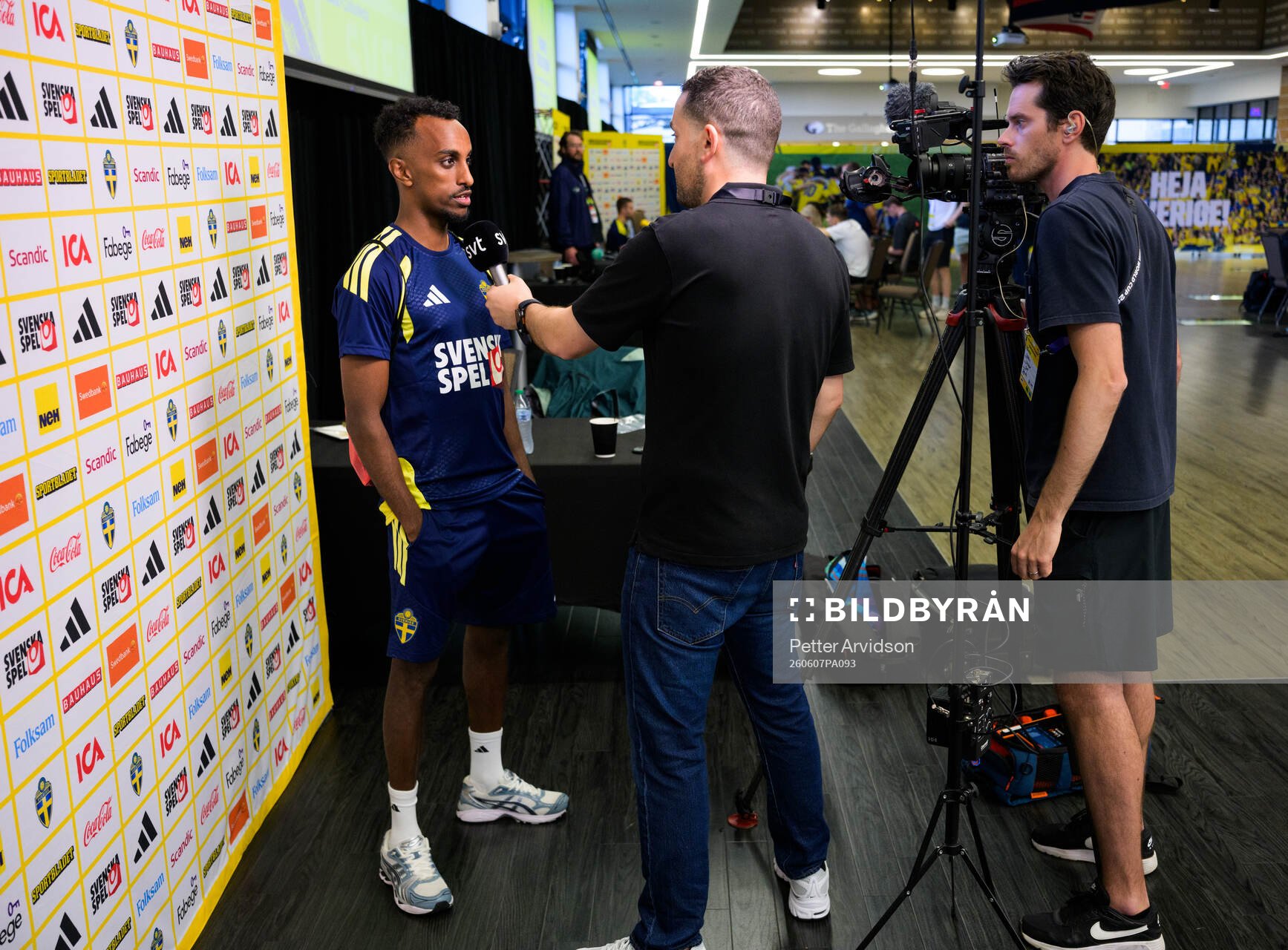 Taha Ali of the Swedish men's national football team