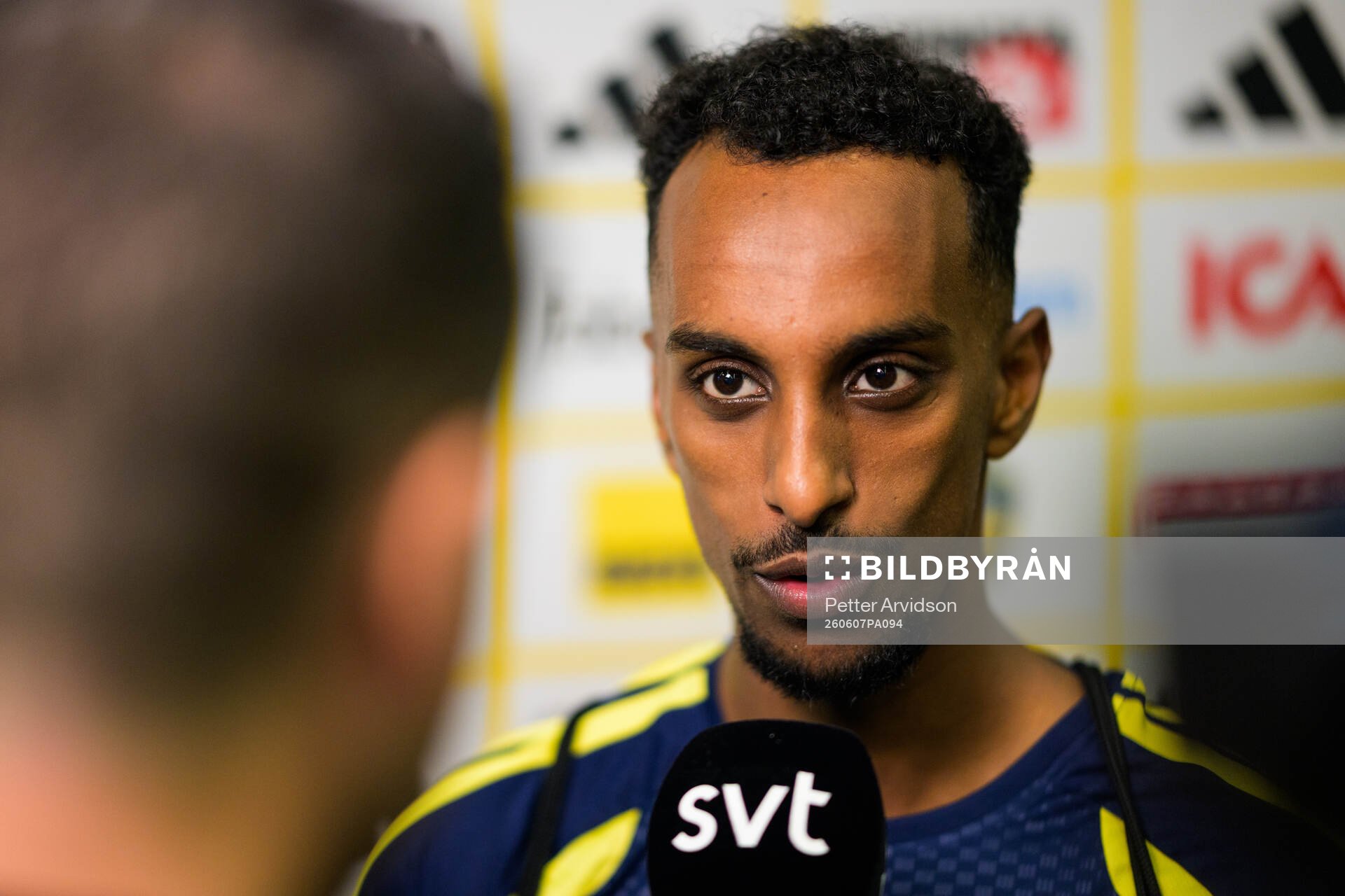 Taha Ali of the Swedish men's national football team
