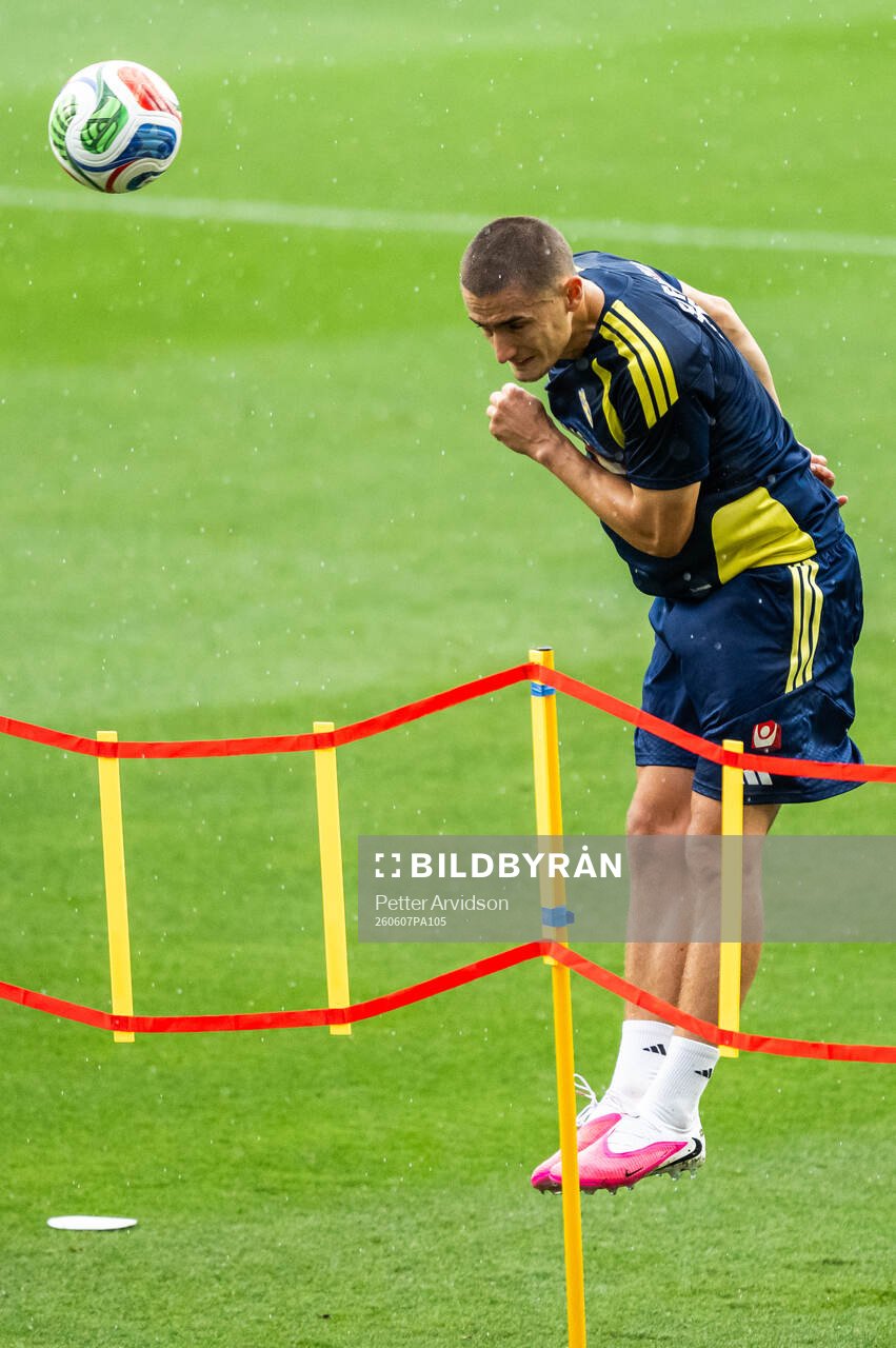 Gustaf Lagerbielke of the Swedish national football team at