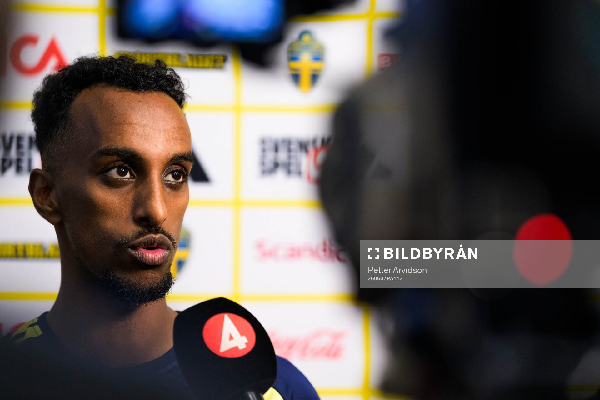 Taha Ali of the Swedish men's national football team