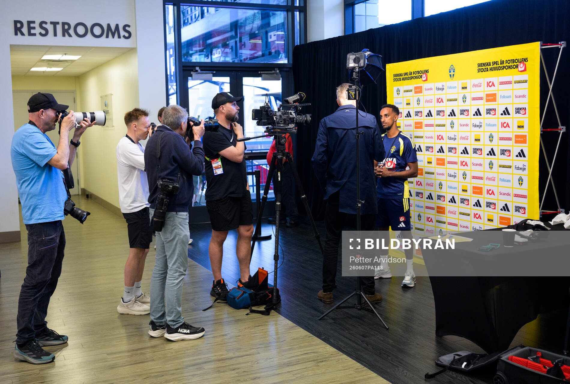 Taha Ali of the Swedish men's national football team