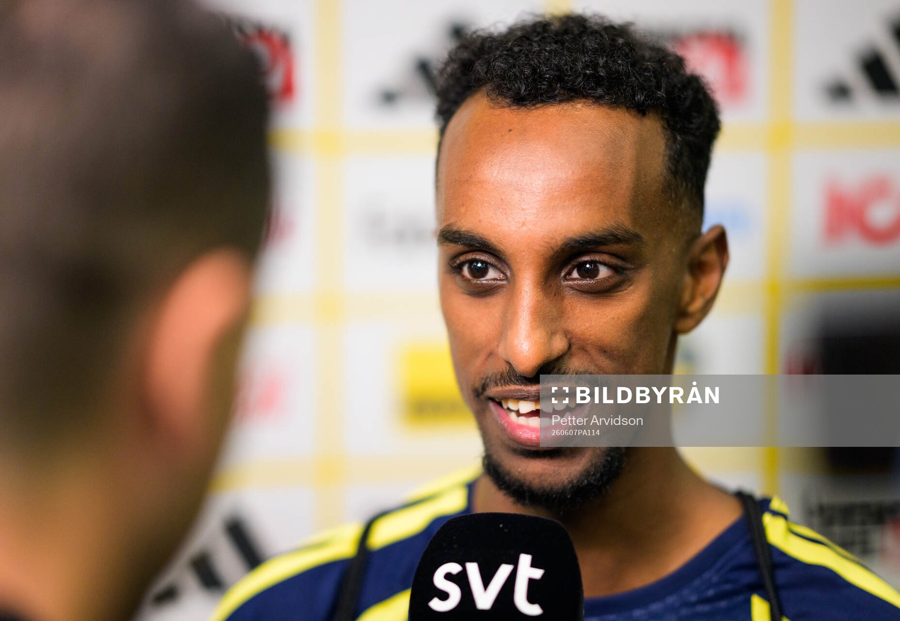 Taha Ali of the Swedish men's national football team