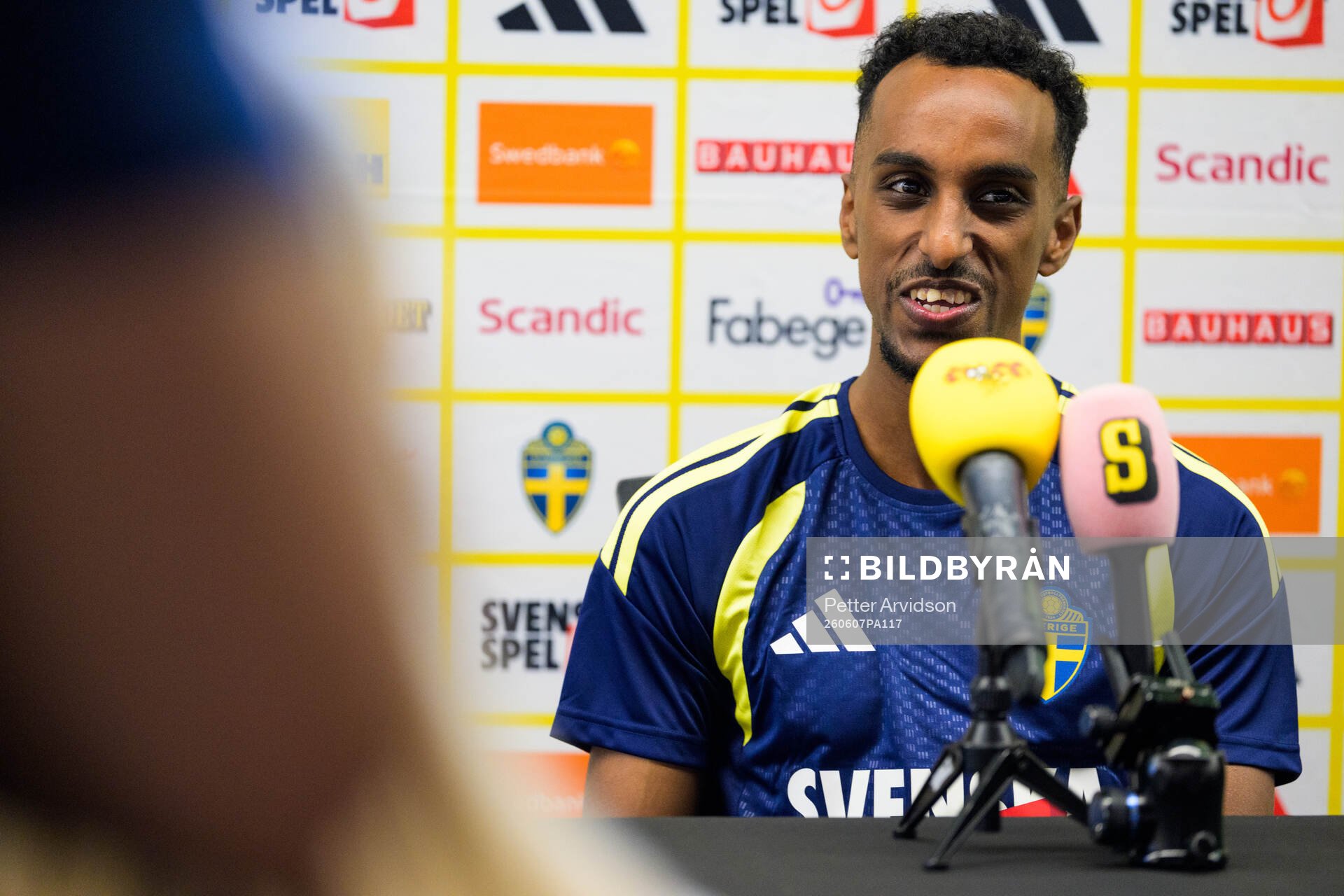 Taha Ali of the Swedish men's national football team