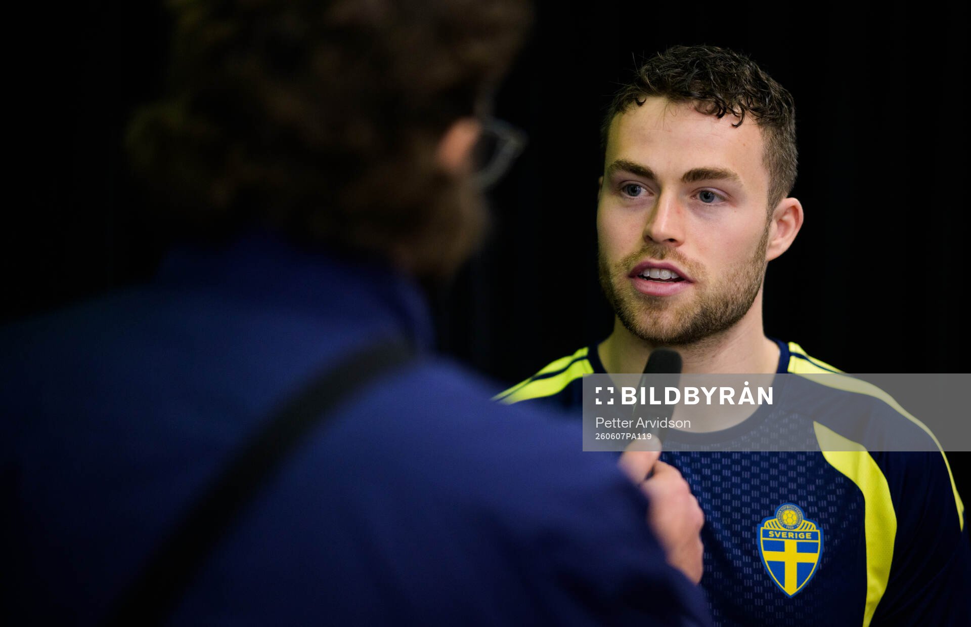 Gabriel Gudmundsson of the Swedish men's national football