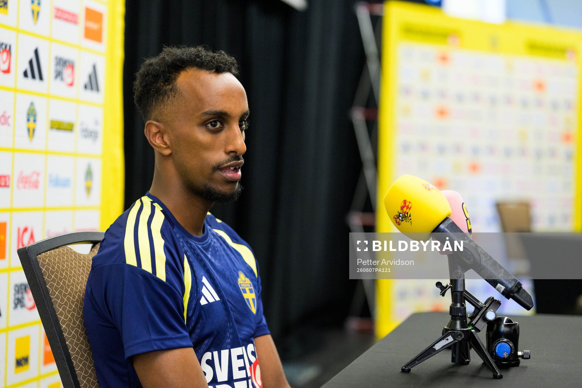 Taha Ali of the Swedish men's national football team