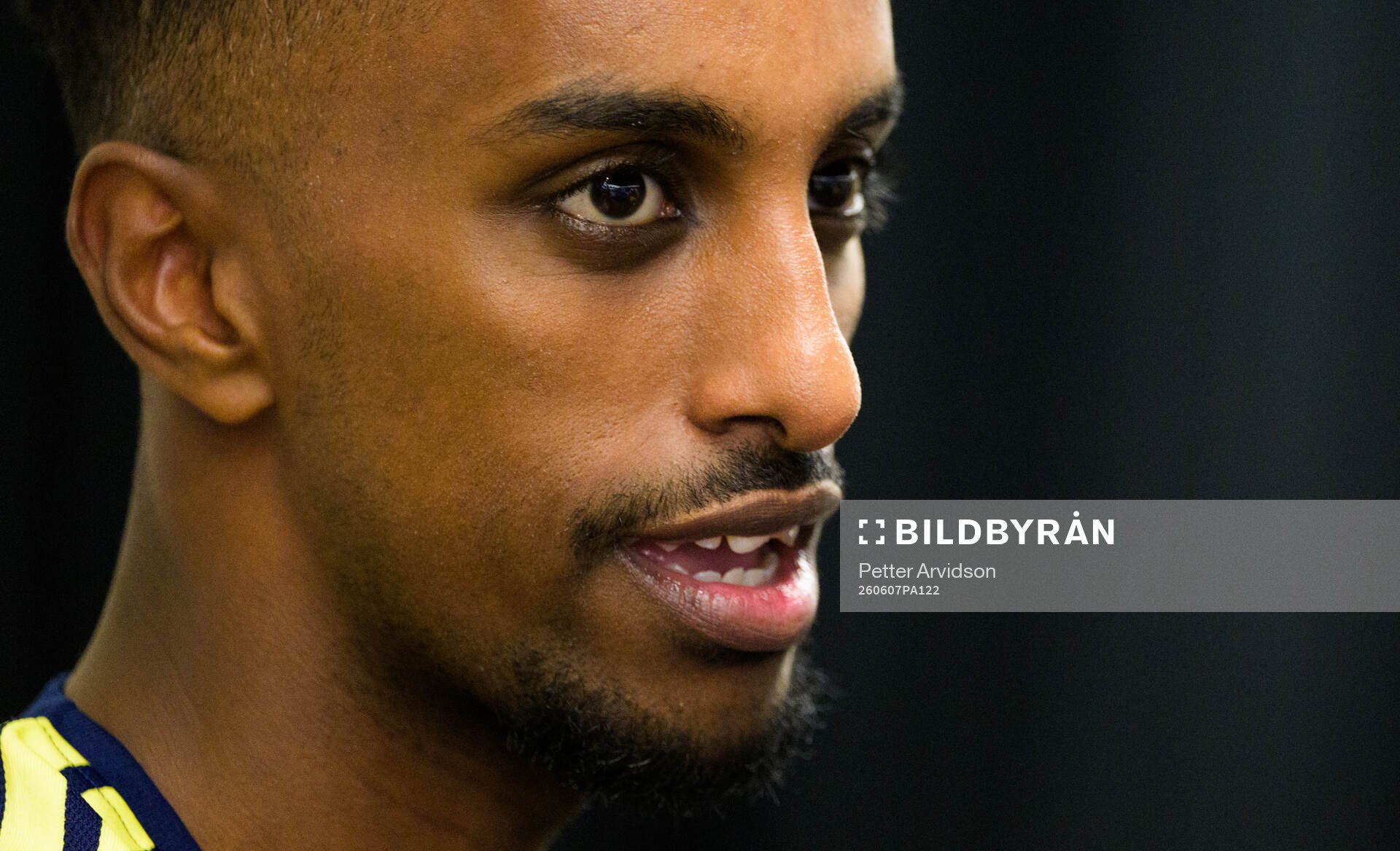 Taha Ali of the Swedish men's national football team