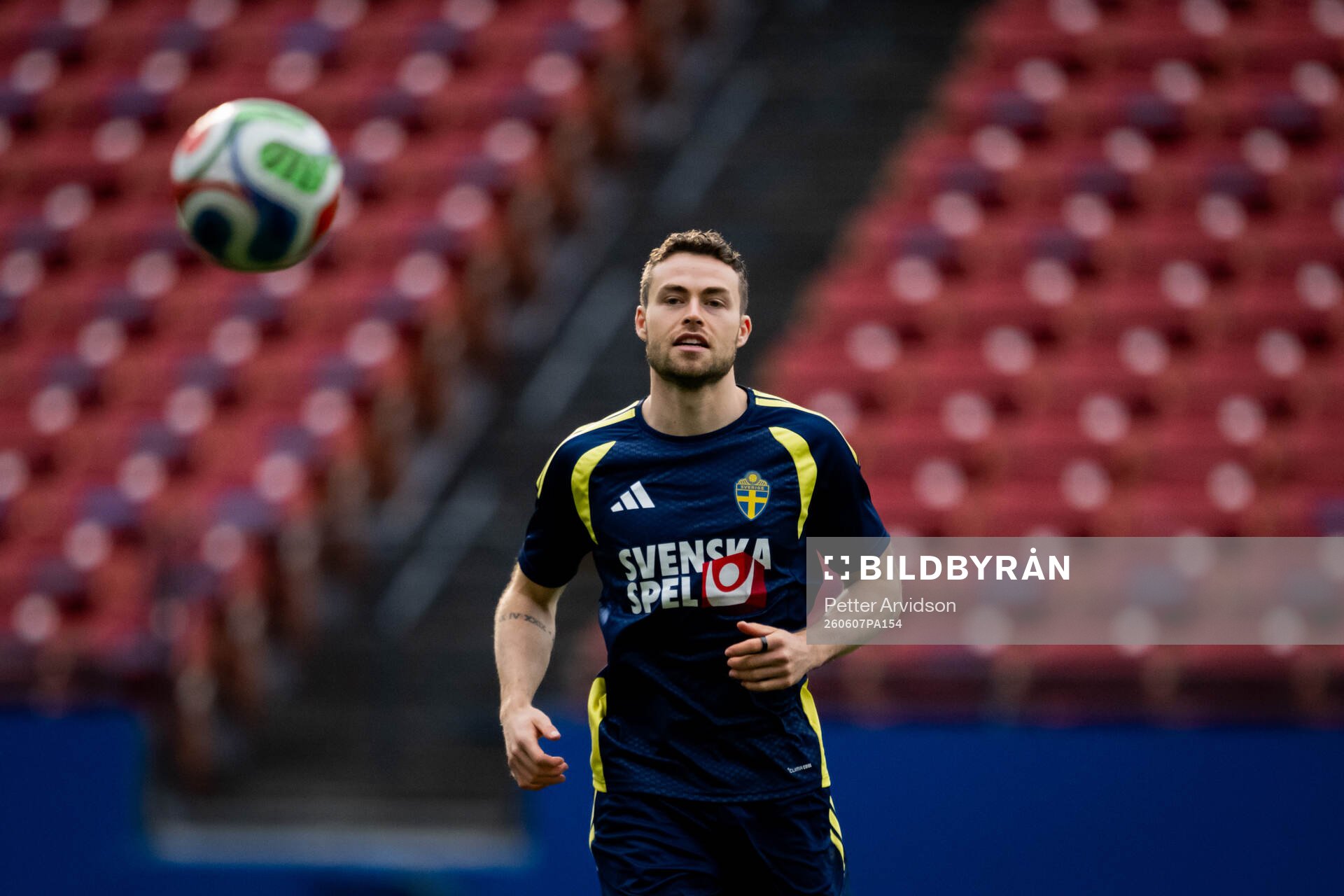 Gabriel Gudmundsson of the Swedish national football team