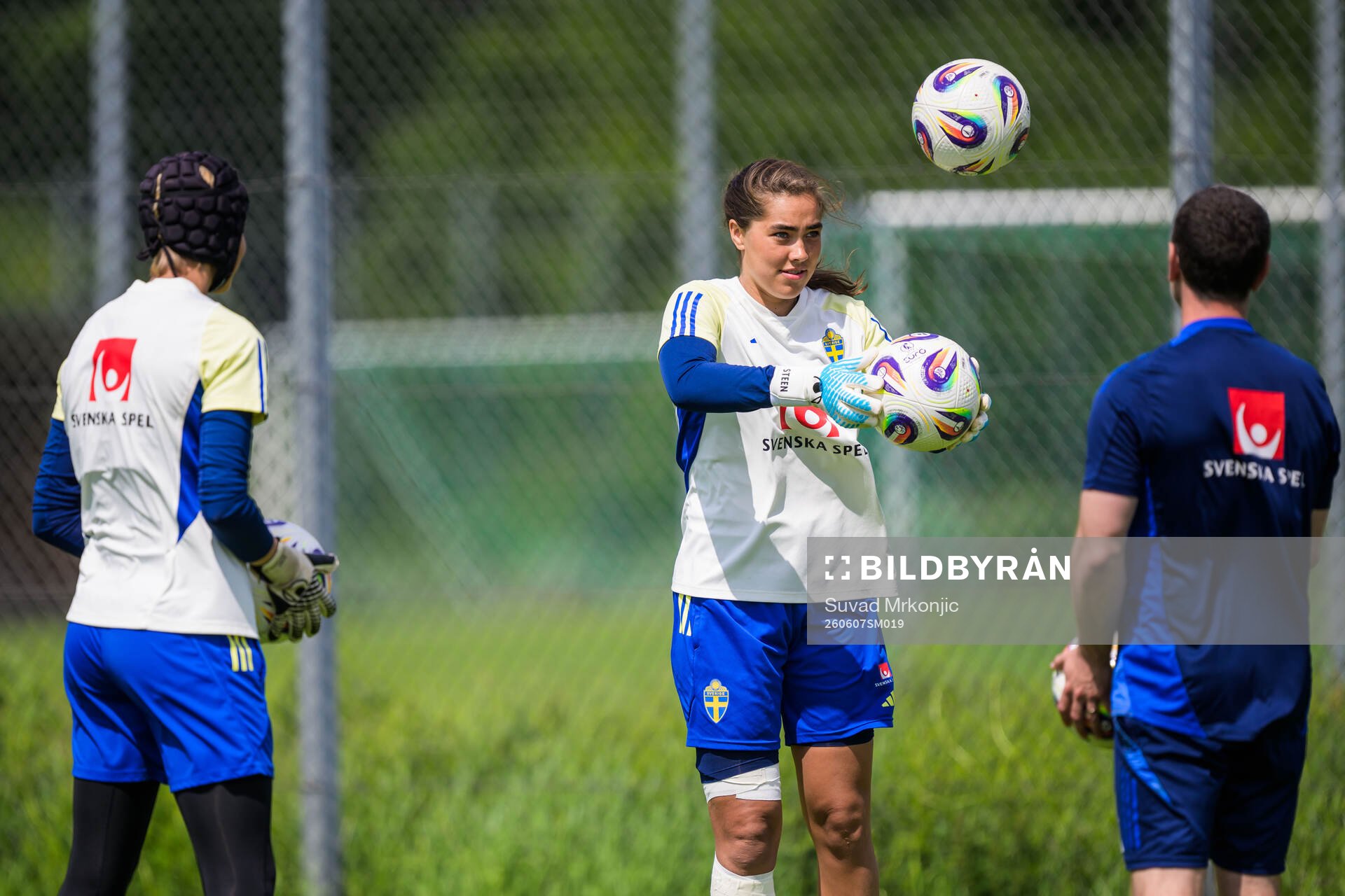 Goalkeeper Ebba Steen of Sweden
