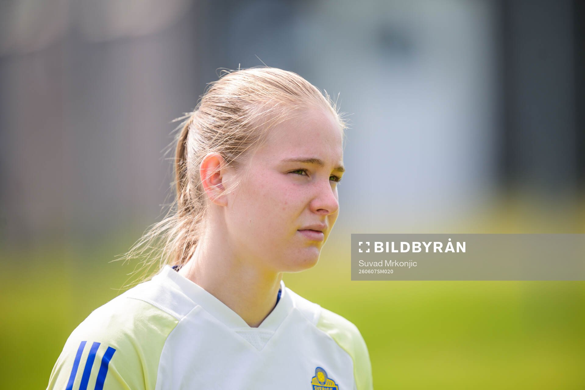 Goalkeeper Elvira Björklund of Sweden