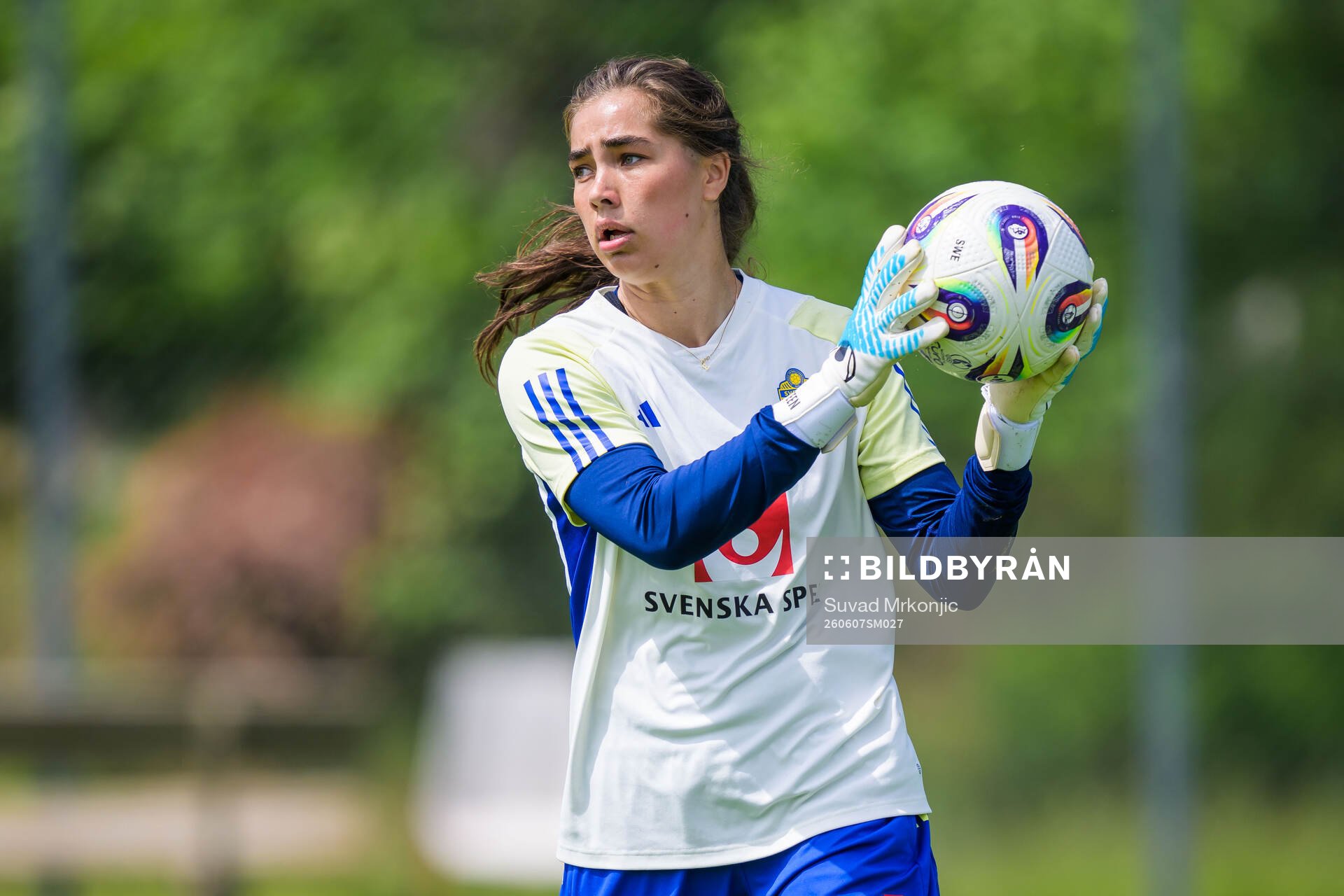 Goalkeeper Ebba Steen of Sweden