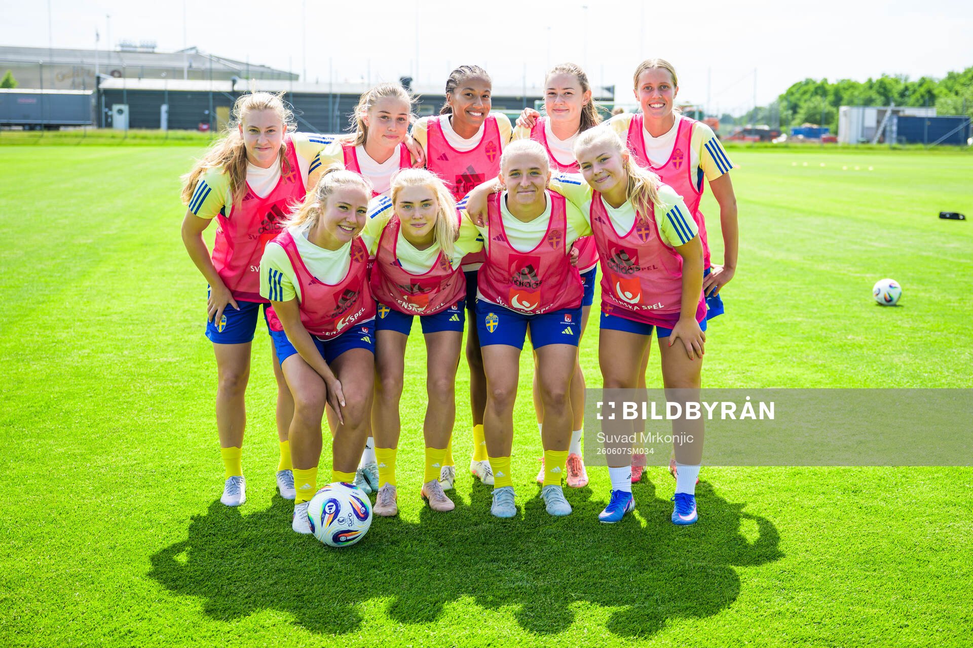 The winning team of Sweden