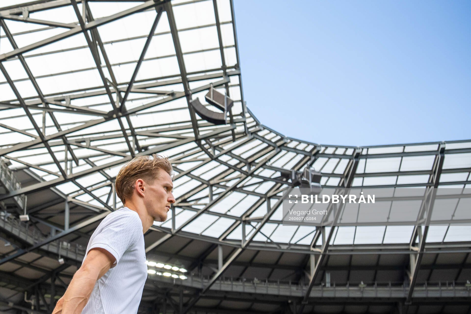 Martin Ødegaard of Norway enters the pitch