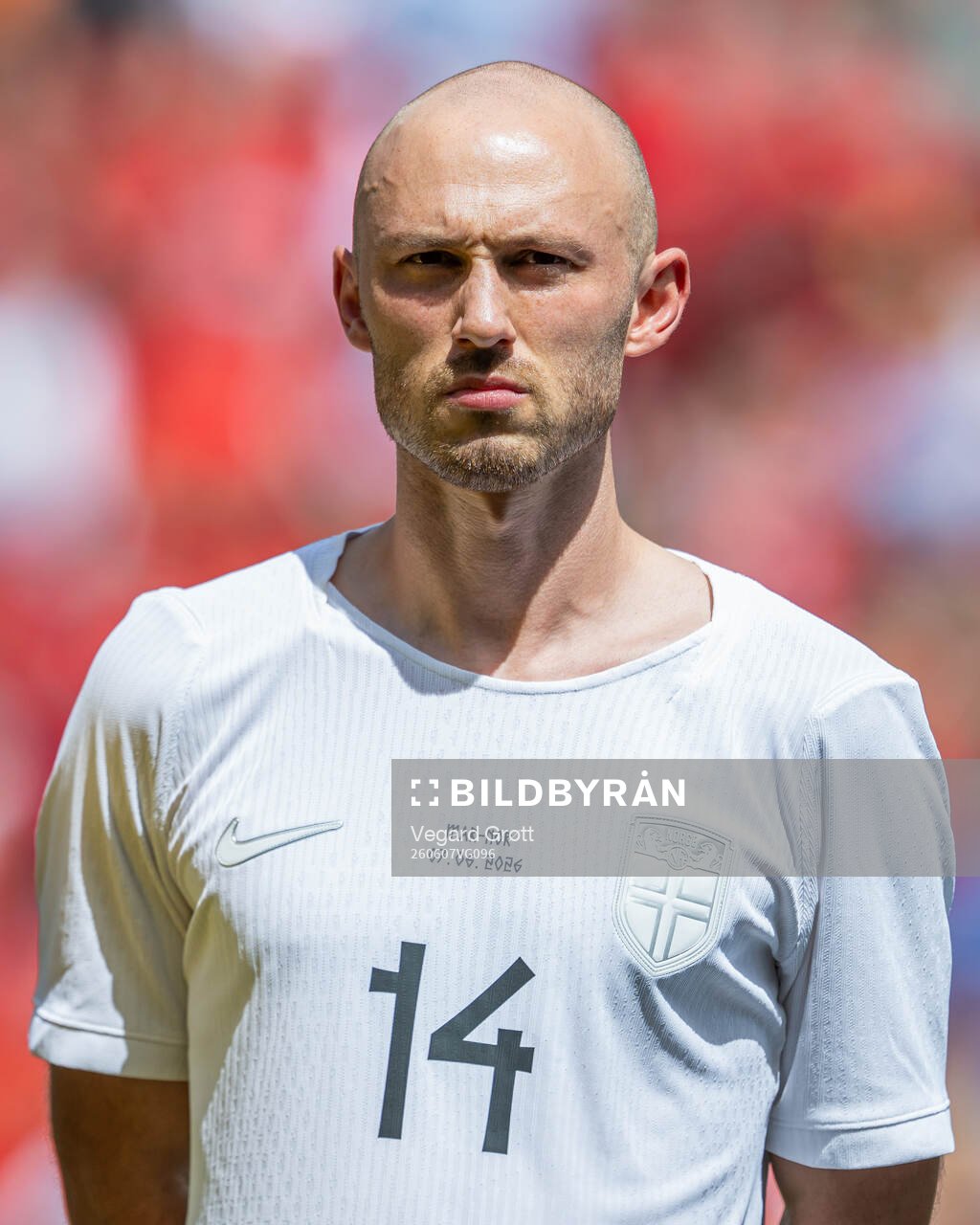 Fredrik Aursnes of Norway line up