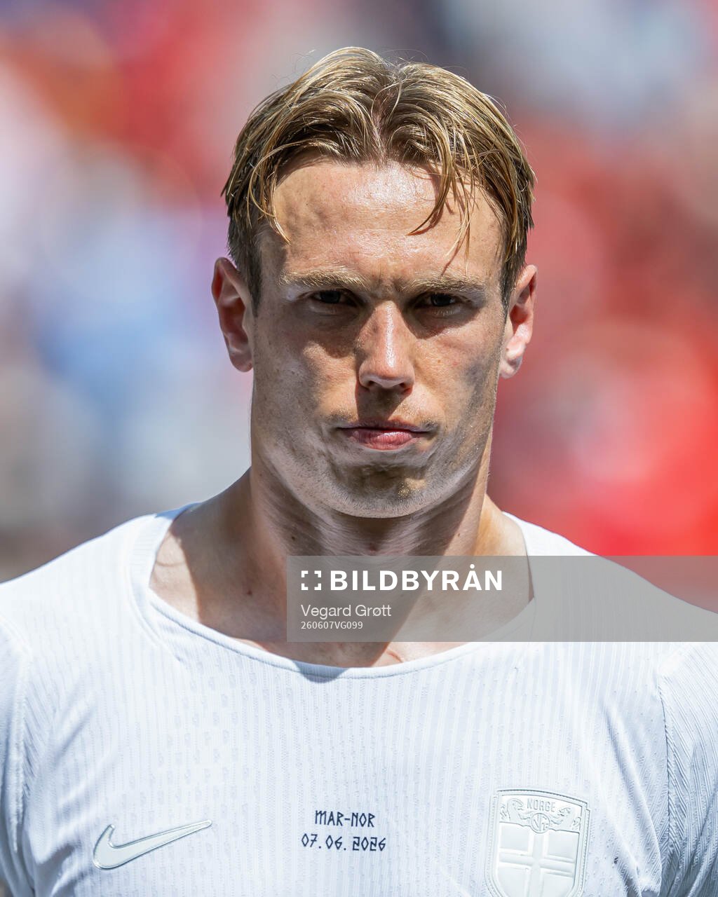 Torbjørn Lysaker Heggem of Norway line up