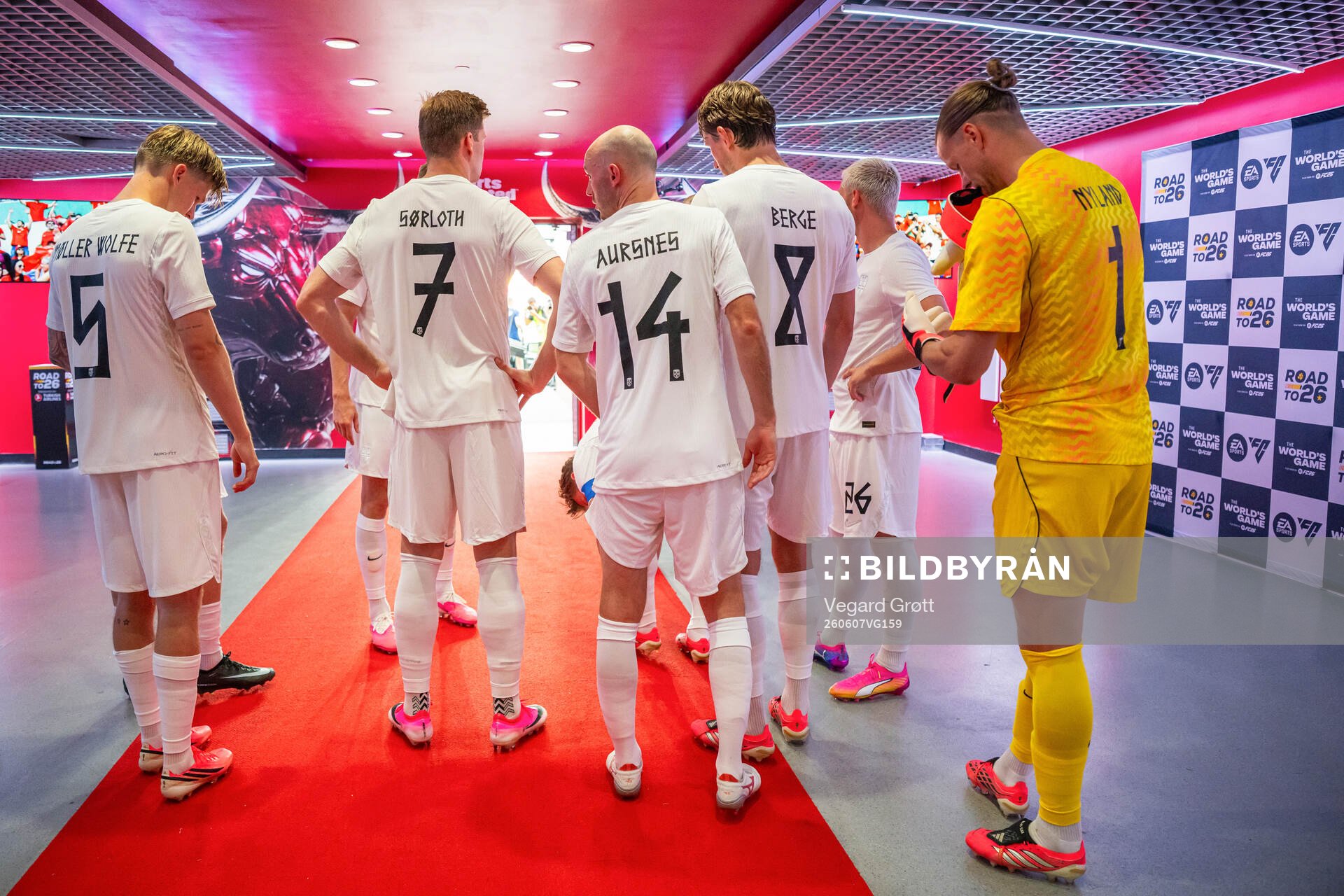 David Møller Wolfe, Alexander Sørloth, Fredrik Aursnes,