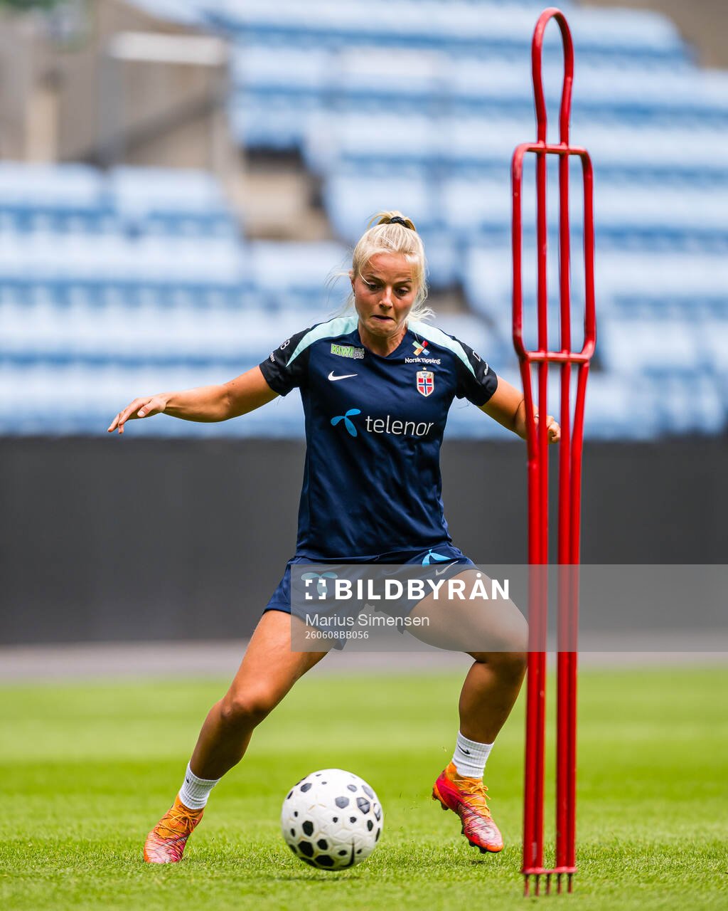 Emilie Woldvik of the Norwegian women’s national football