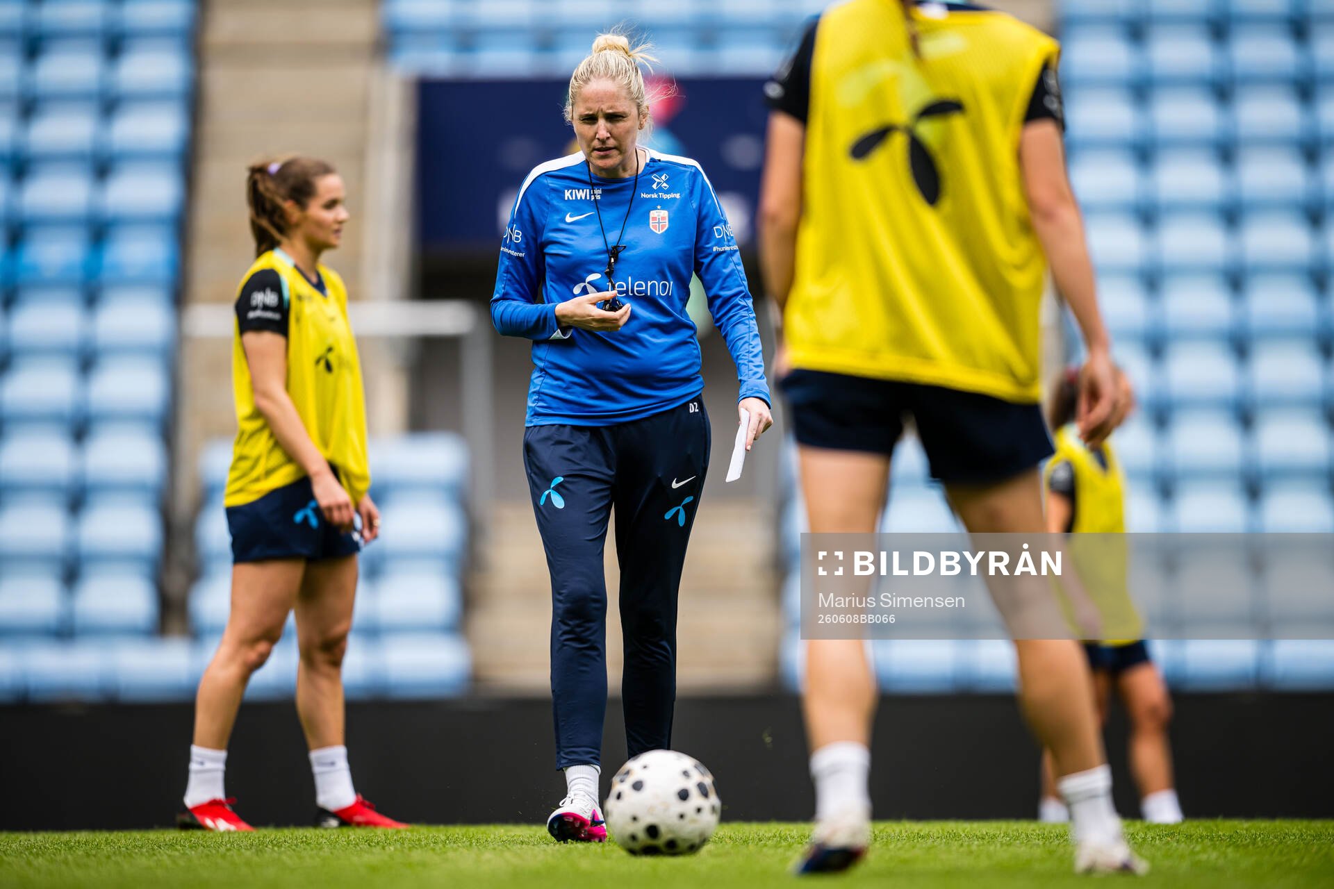 Head coach Gemma Grainger of the Norwegian women’s