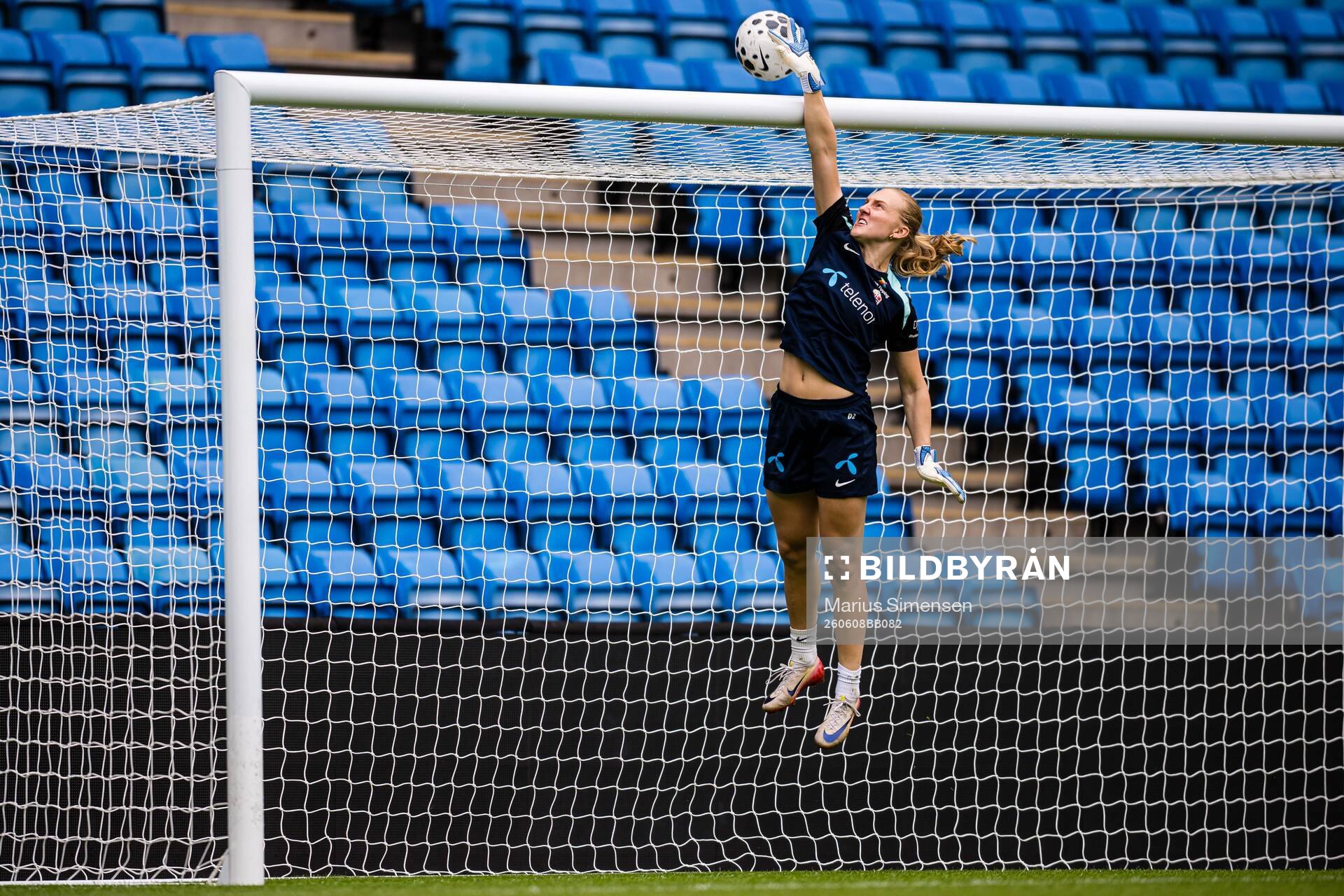 Goalkeeper Sunniva Skoglund of the Norwegian women’s