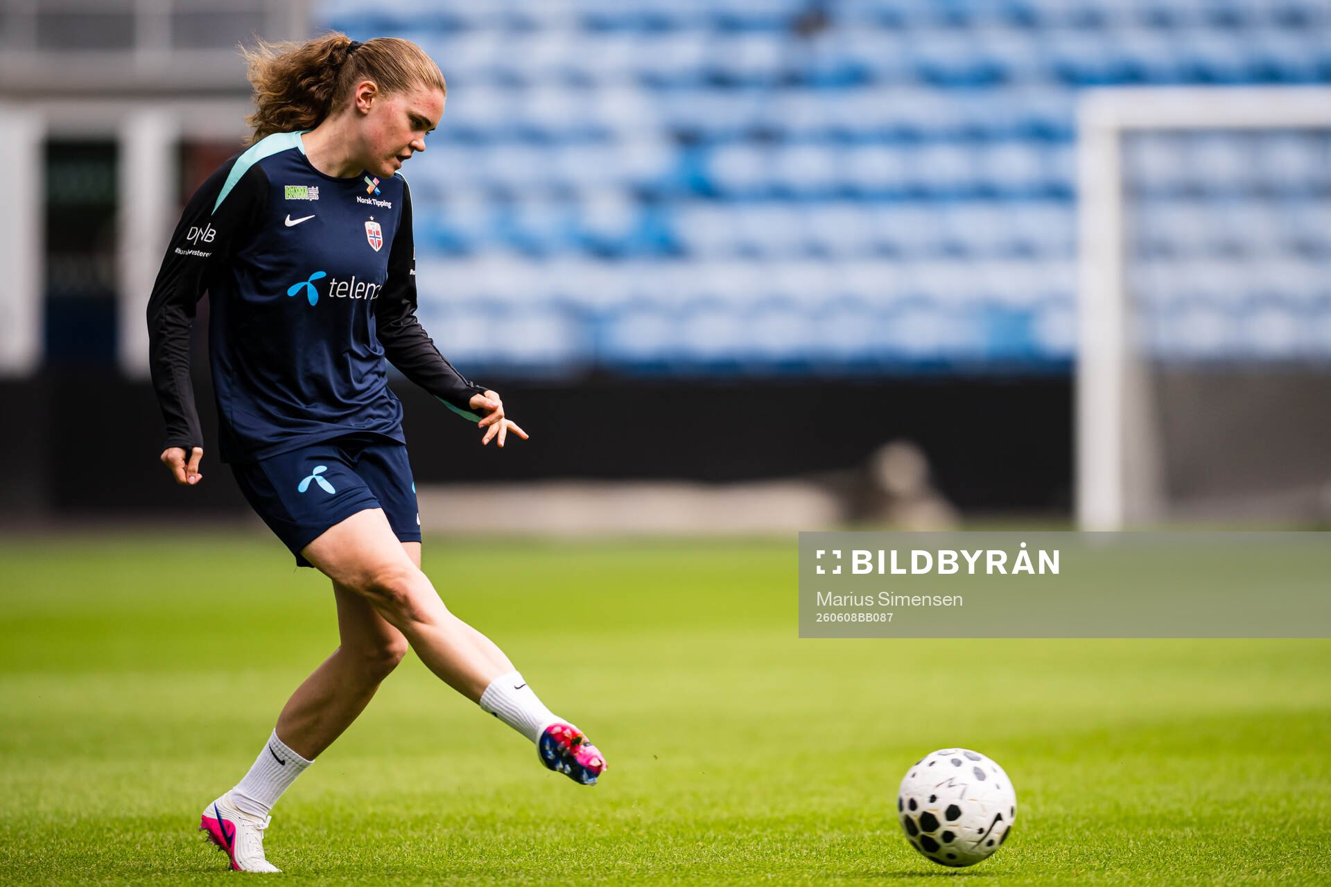 Signe Gaupset of the Norwegian women’s national football