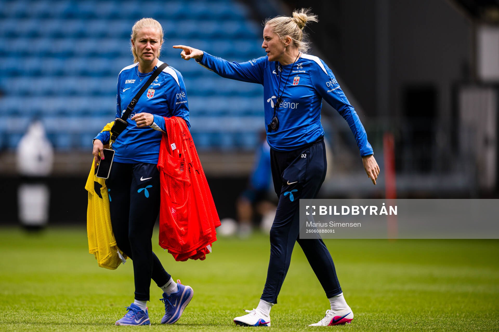 Head coach Gemma Grainger of the Norwegian women’s