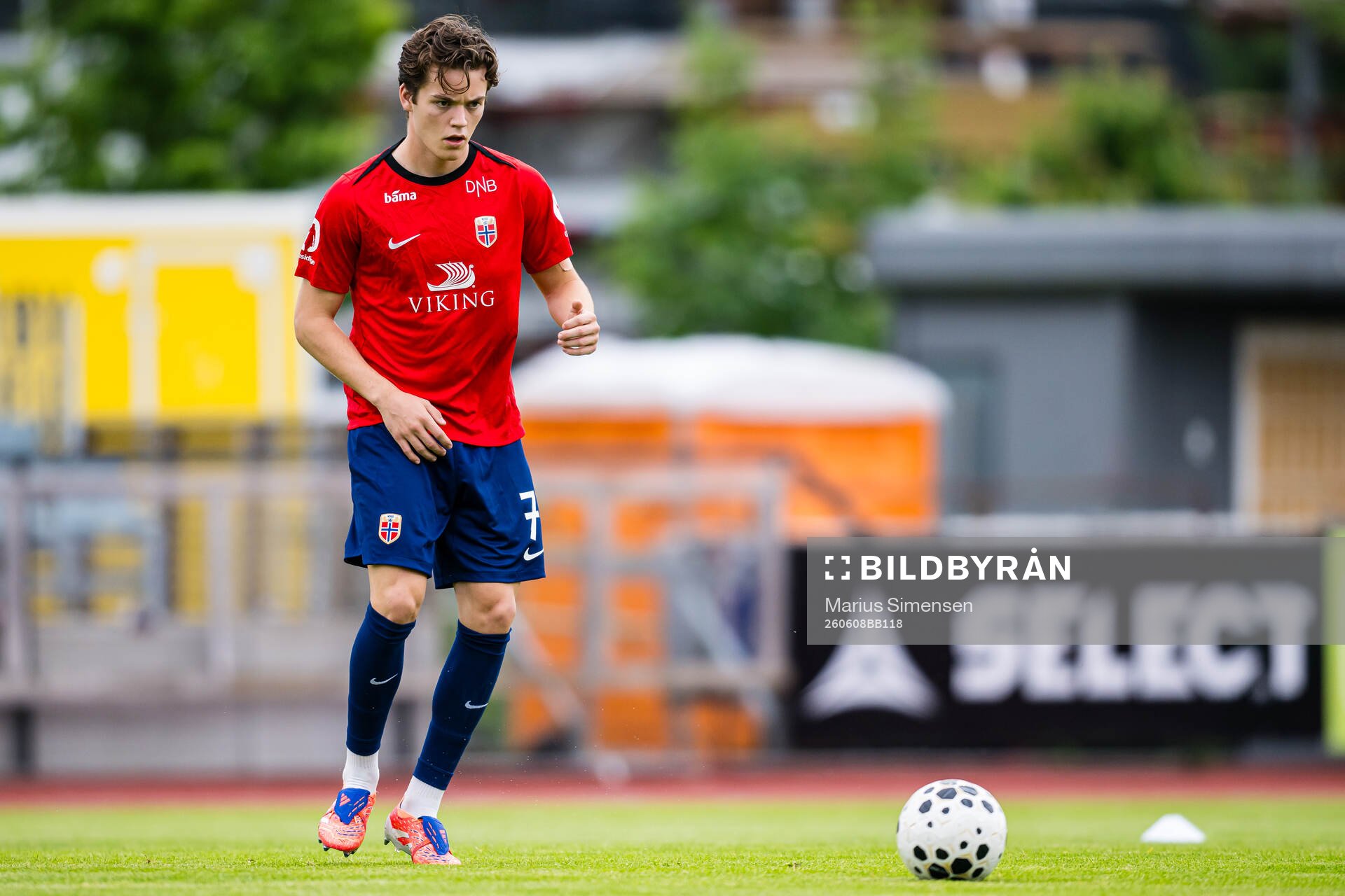 Sverre Nypan of Norway warms up