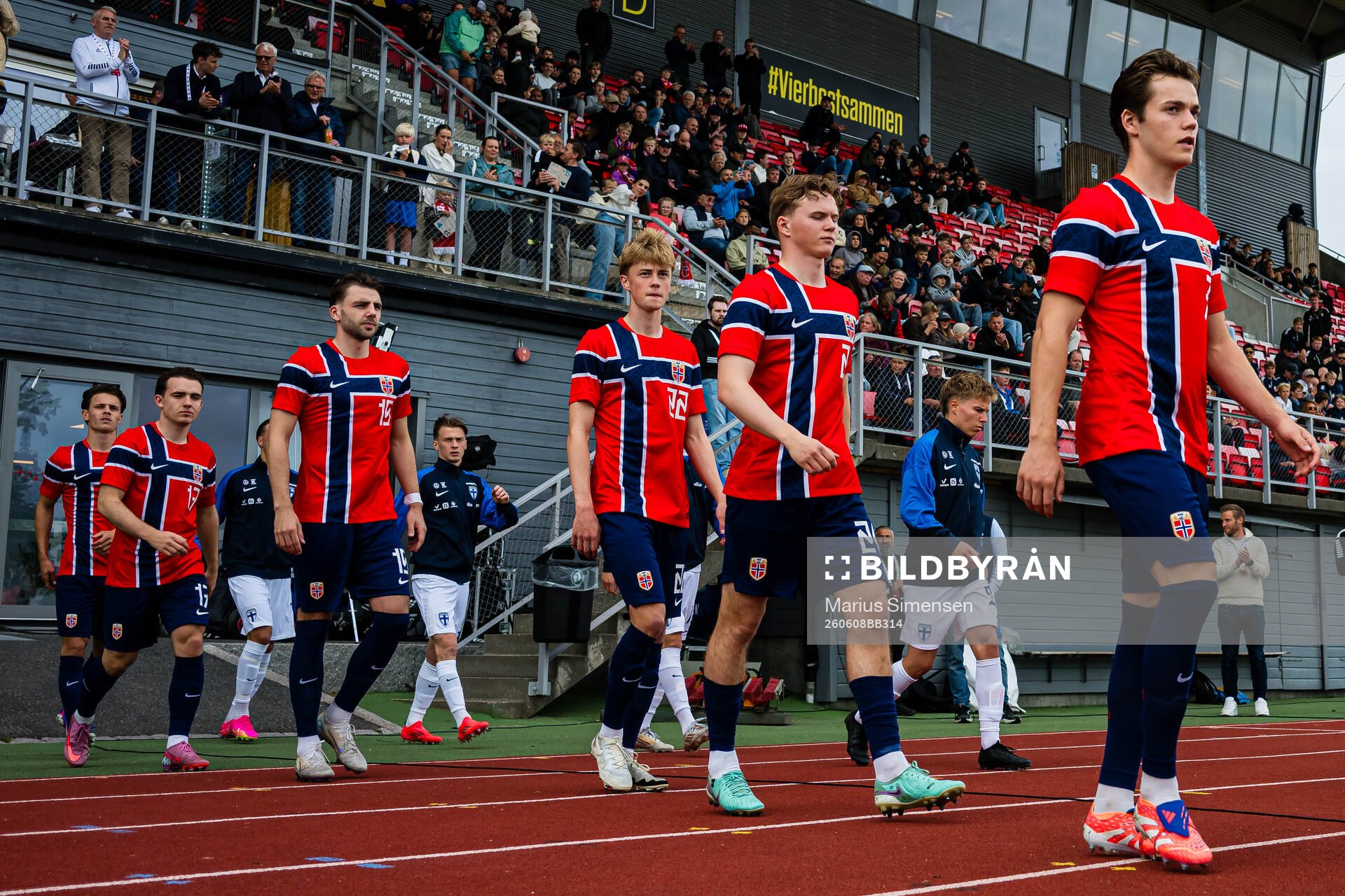 Niklas Fuglestad, Kristian Lonebu and Sverre Nypan of Norway