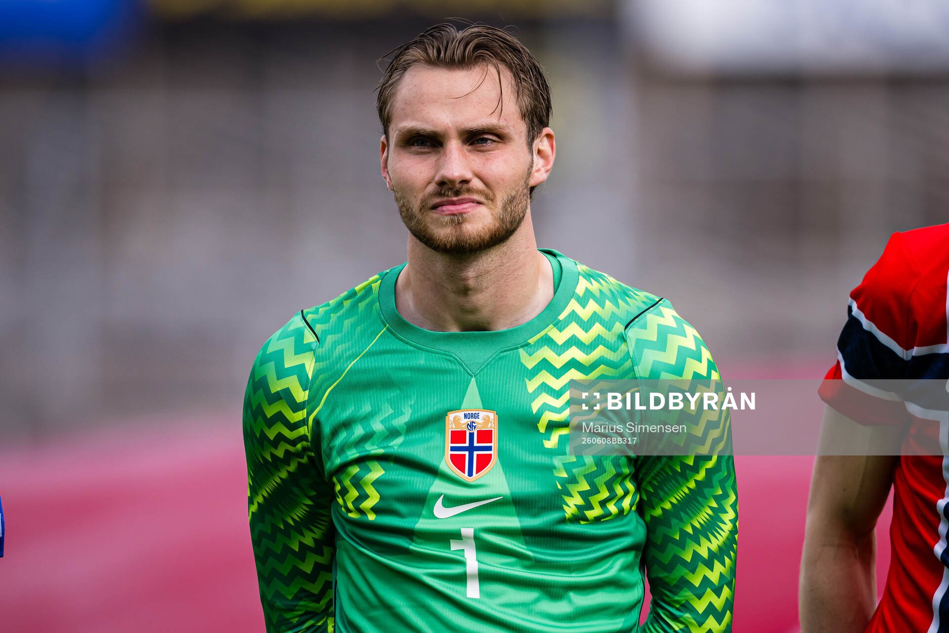Goalkeeper Martin Børsheim of Norway
