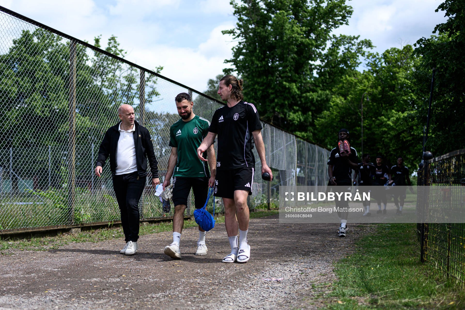 Västerås sportchef Billy Magnusson, Amr Kaddoura och