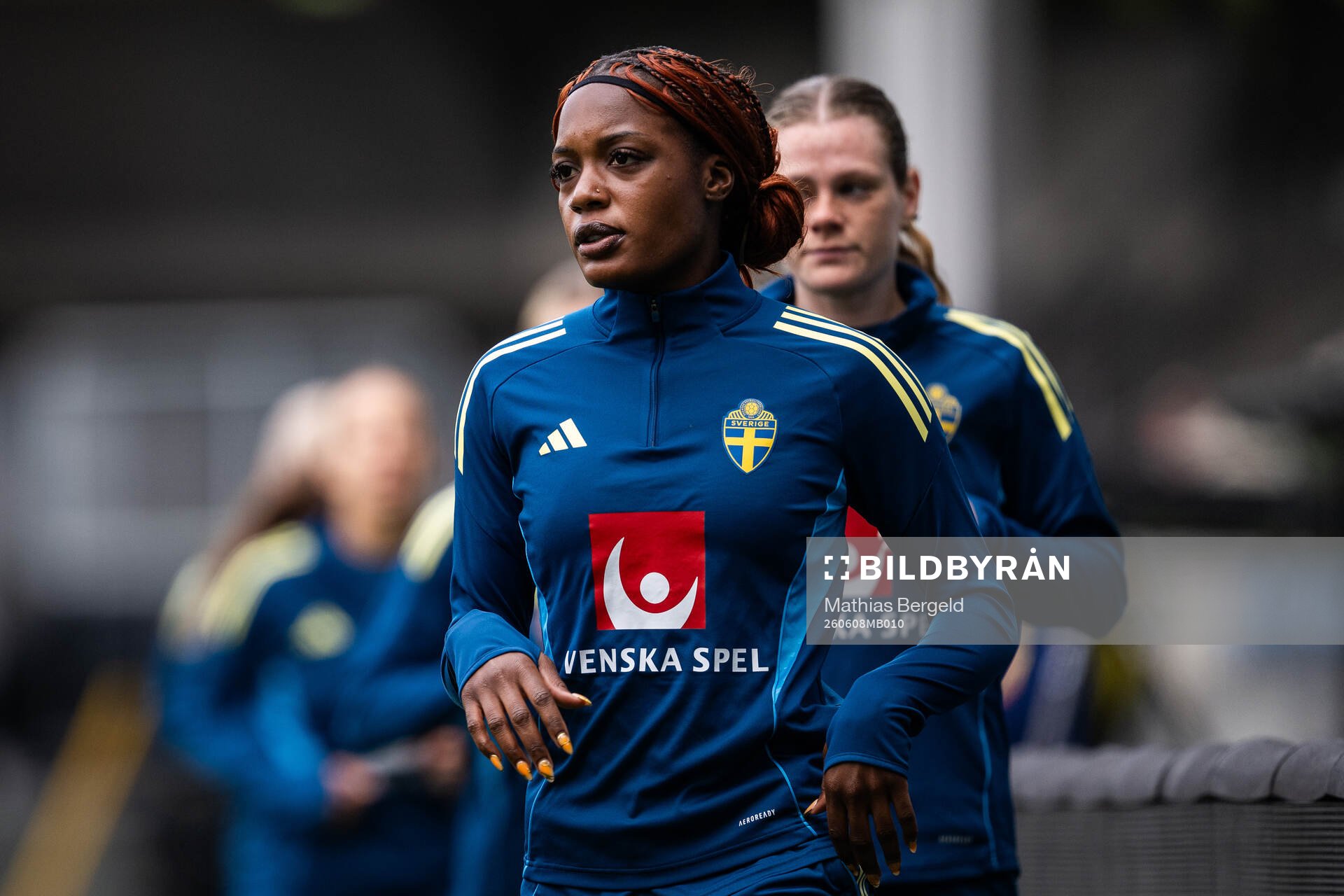 Evelyn Ijeh of the Swedish women's national football team