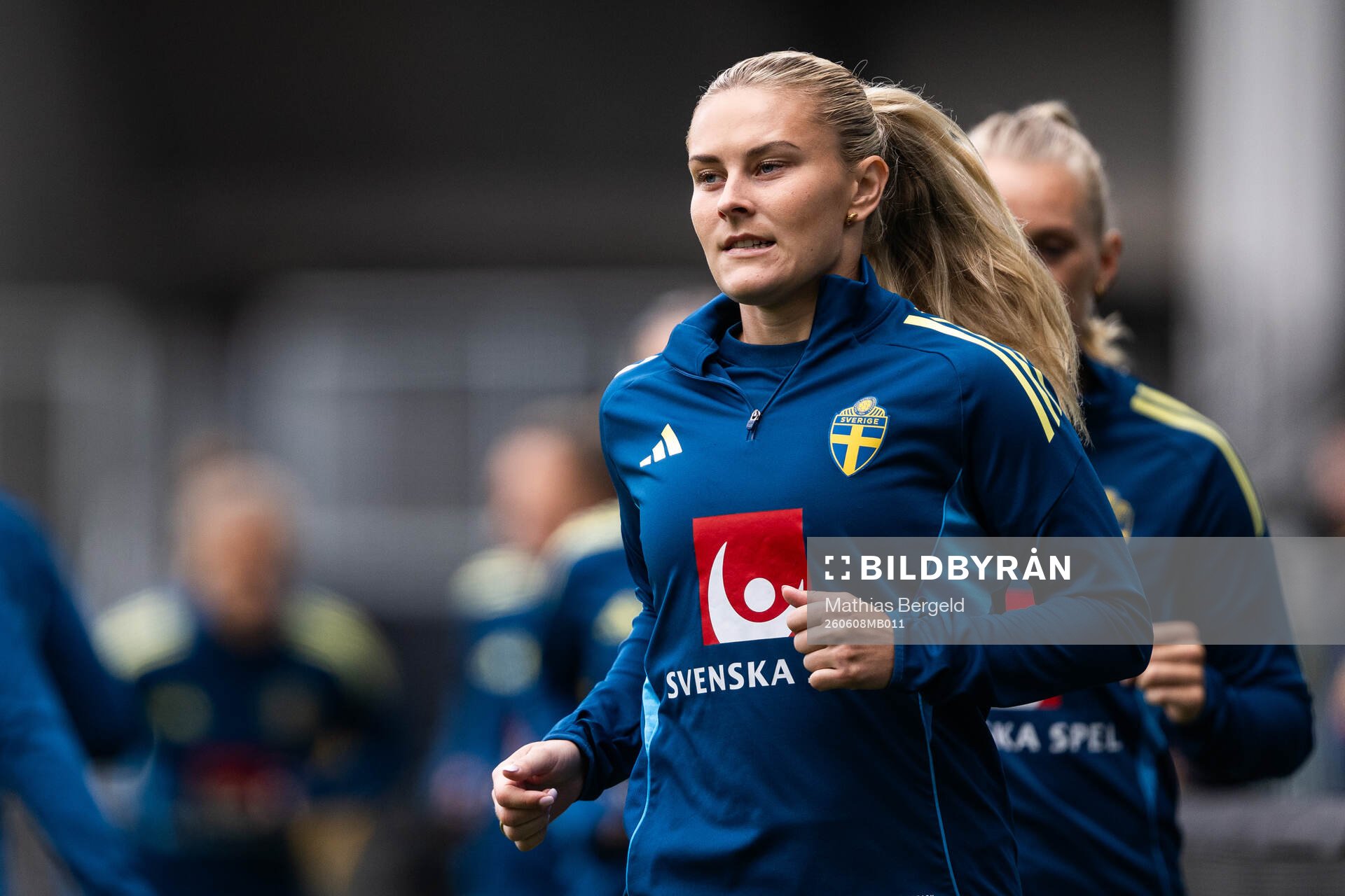 Amanda Nildén of the Swedish women's national football