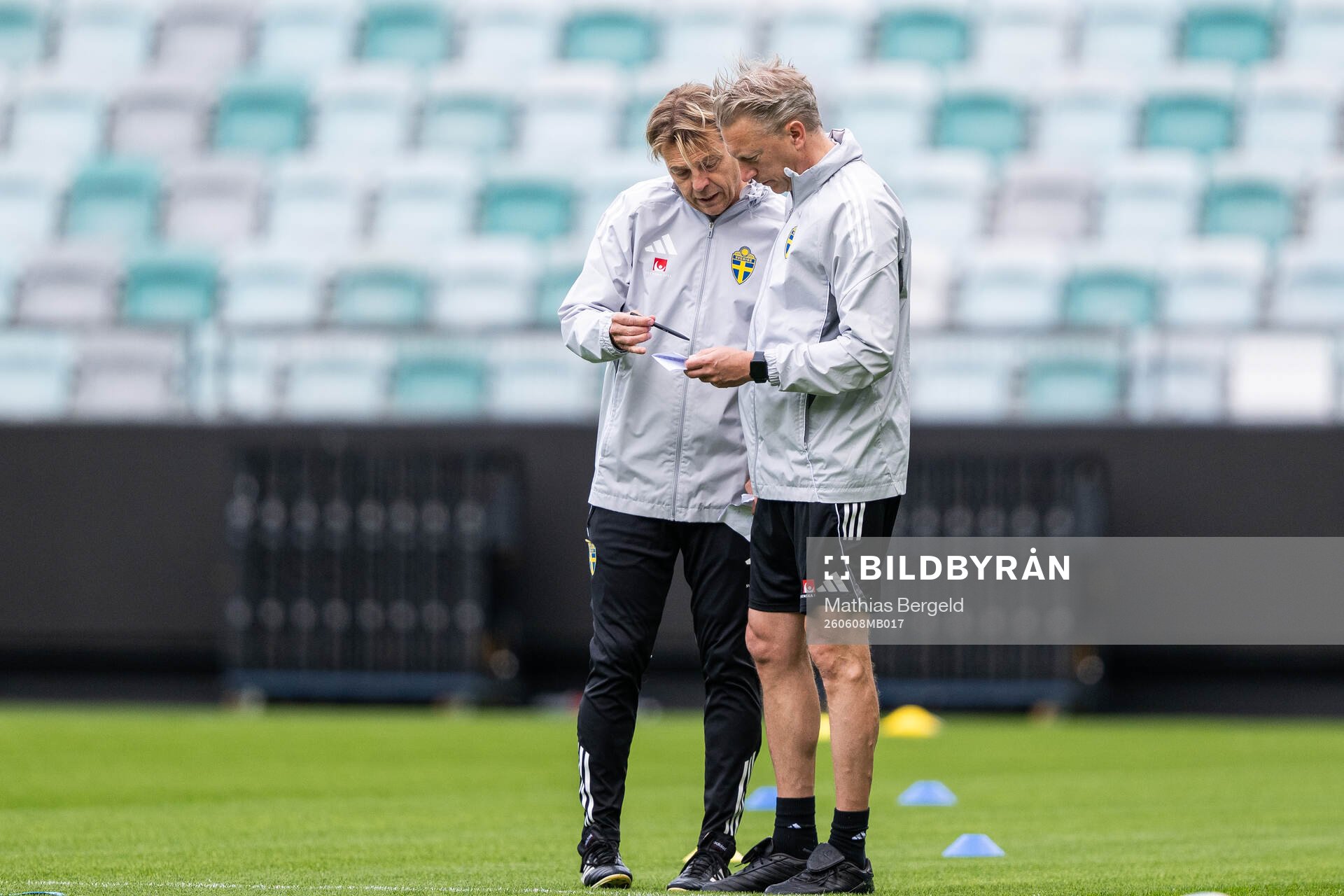 Head coach Tony Gustavsson and head of performance Niklas