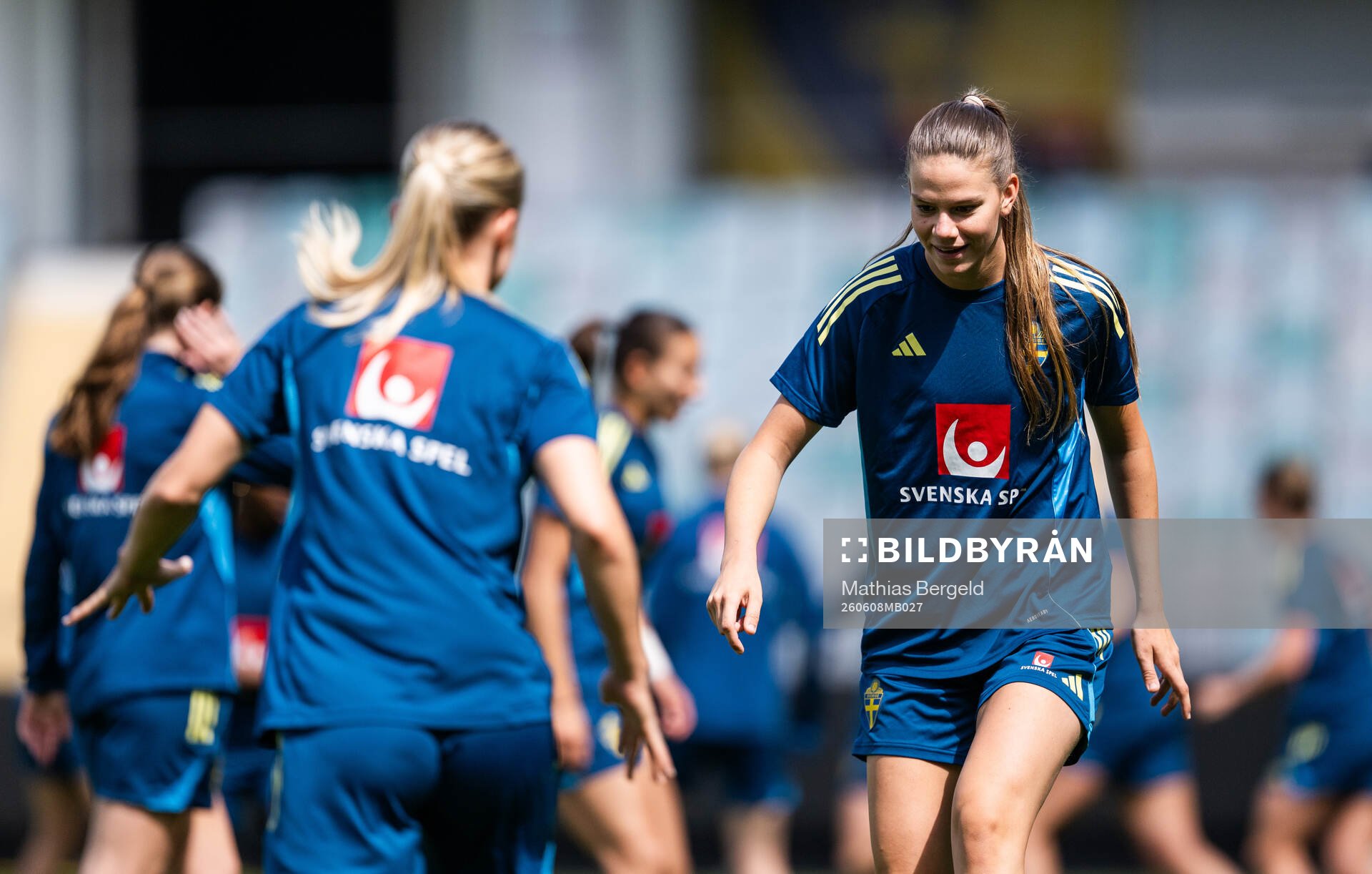 Bella Andersson of the Swedish women's national football
