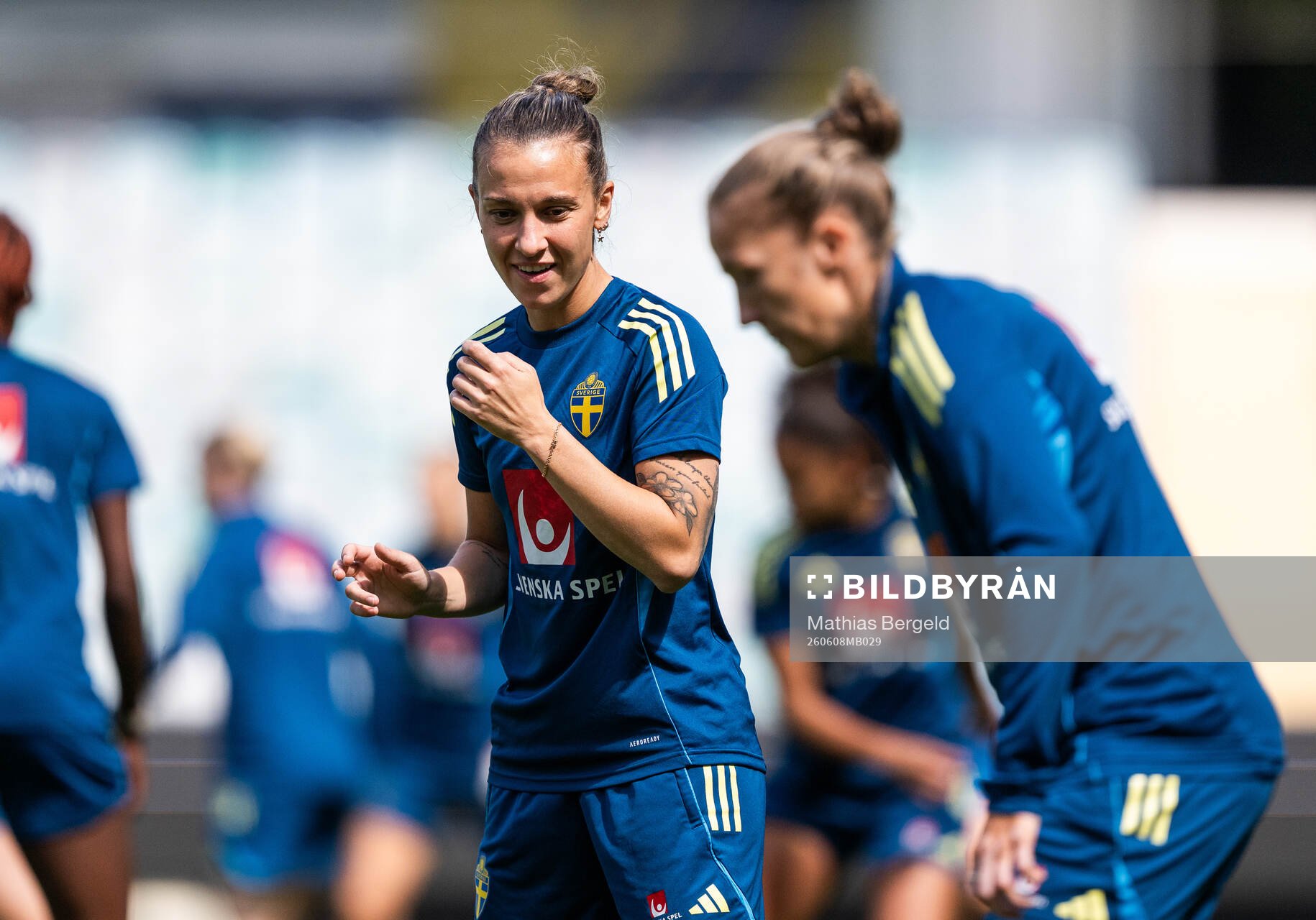 Julia Zigiotti Olme of the Swedish women's national