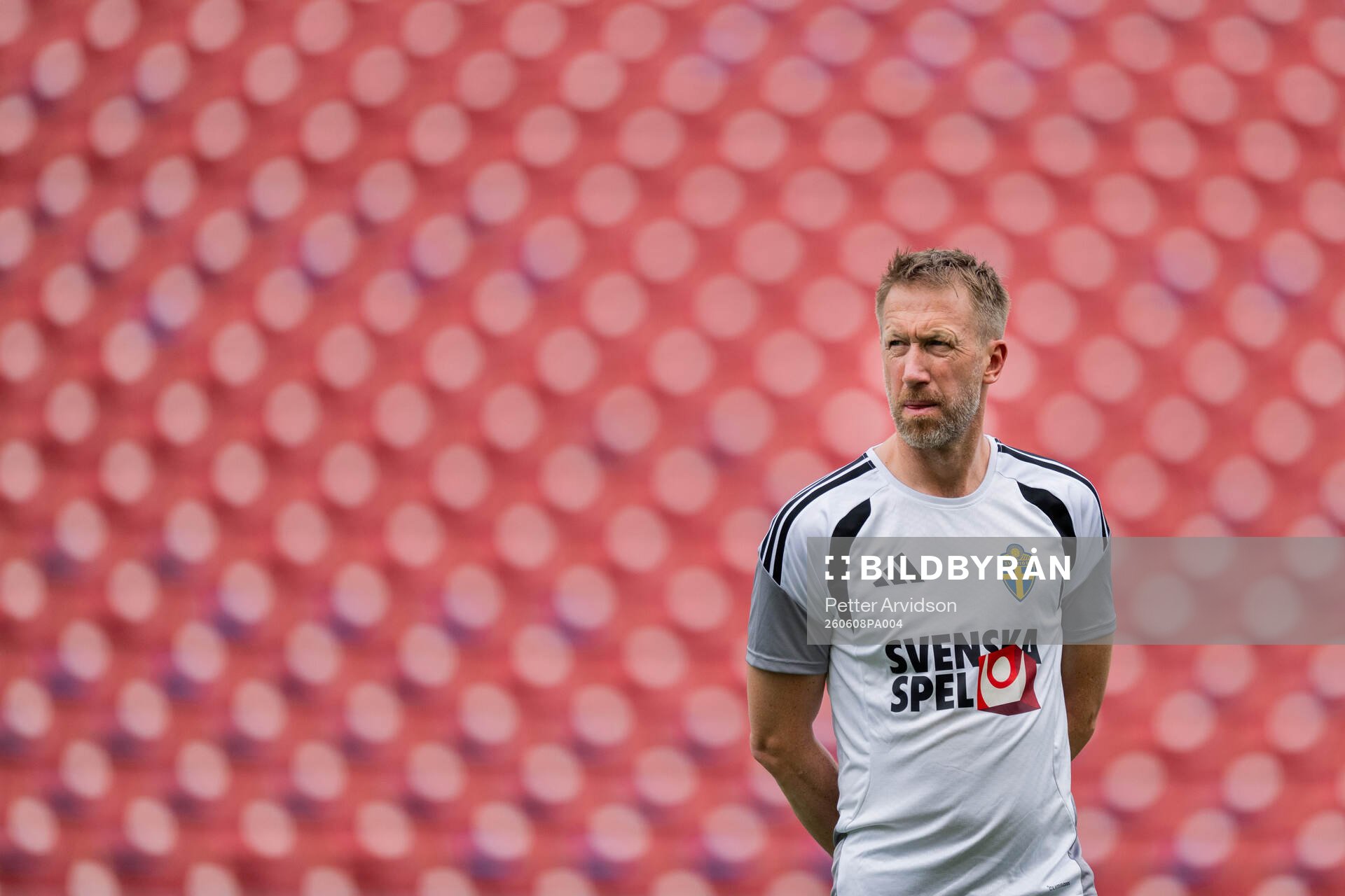 Head coach Graham Potter of the Swedish national football