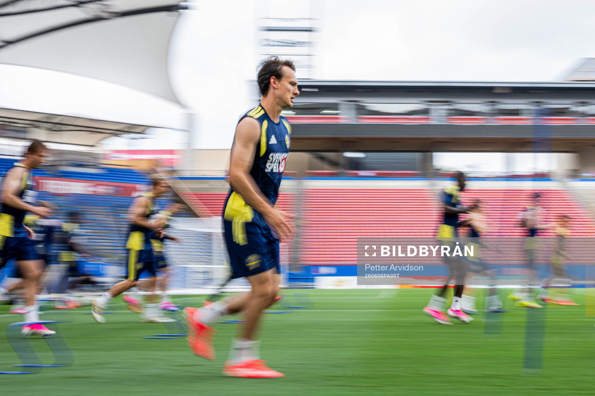 Hjalmar Ekdal of the Swedish national football team at a