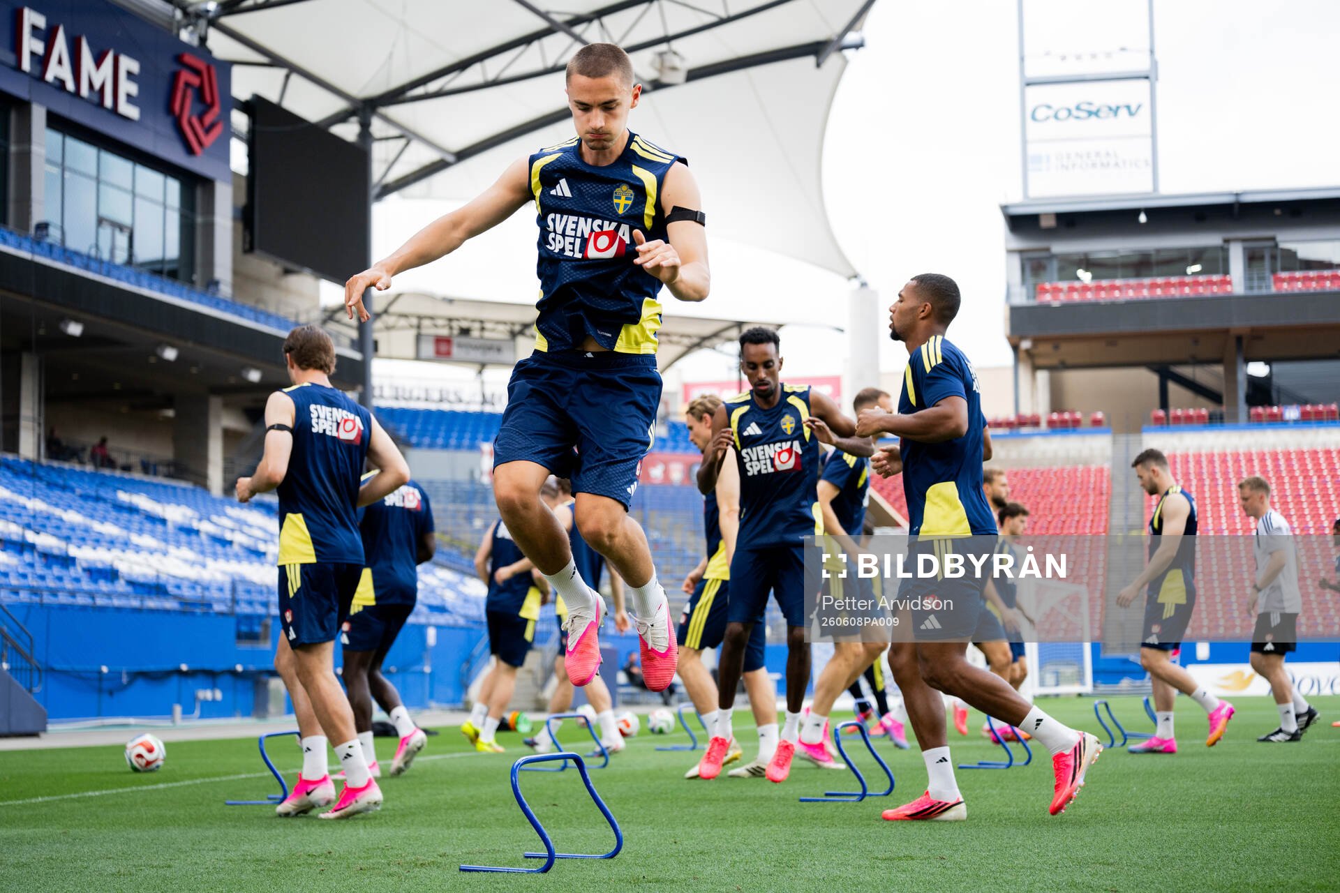Gustaf Lagerbielke of the Swedish national football team at