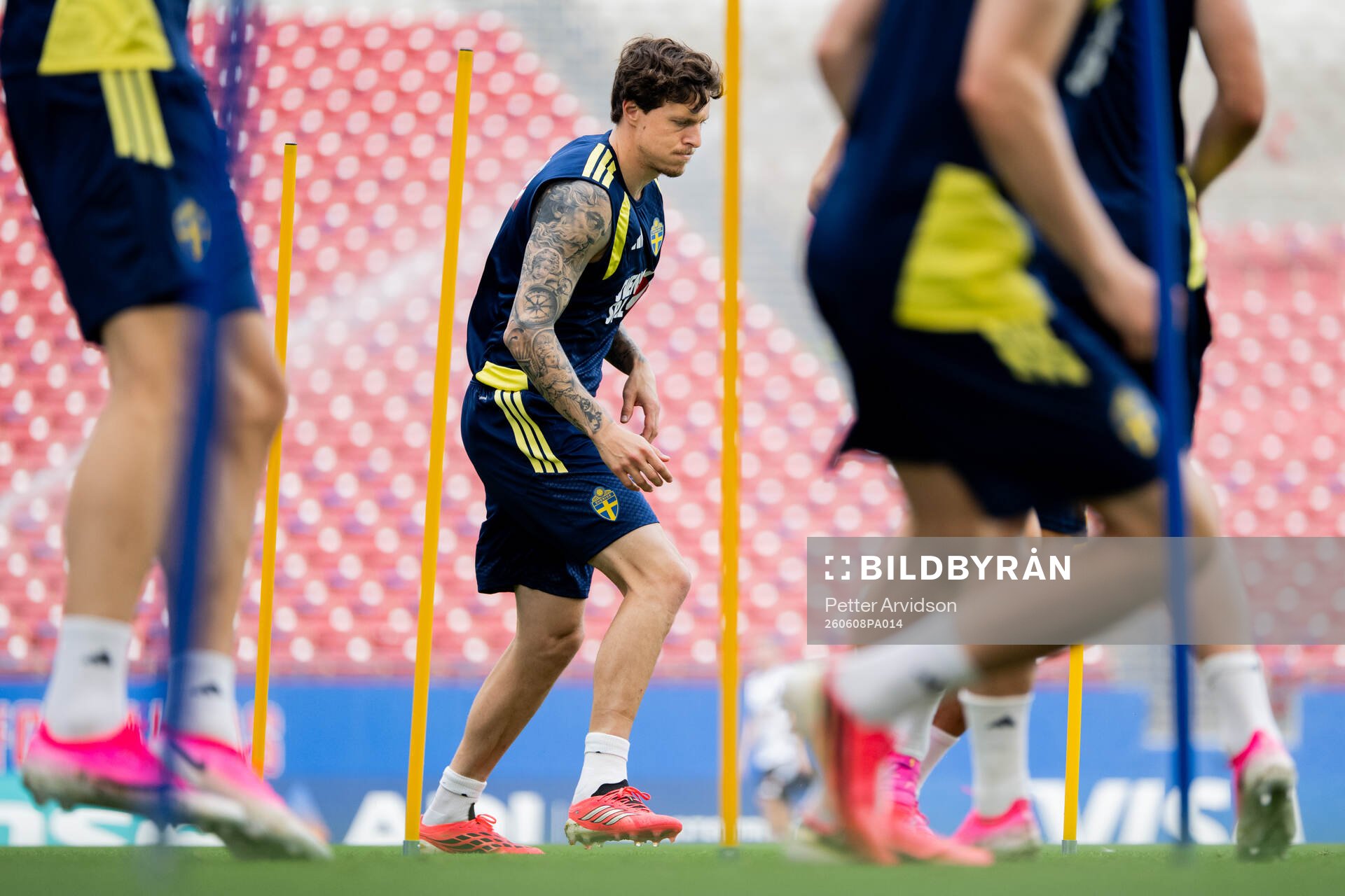 Victor Nilsson Lindelöf of the Swedish national football