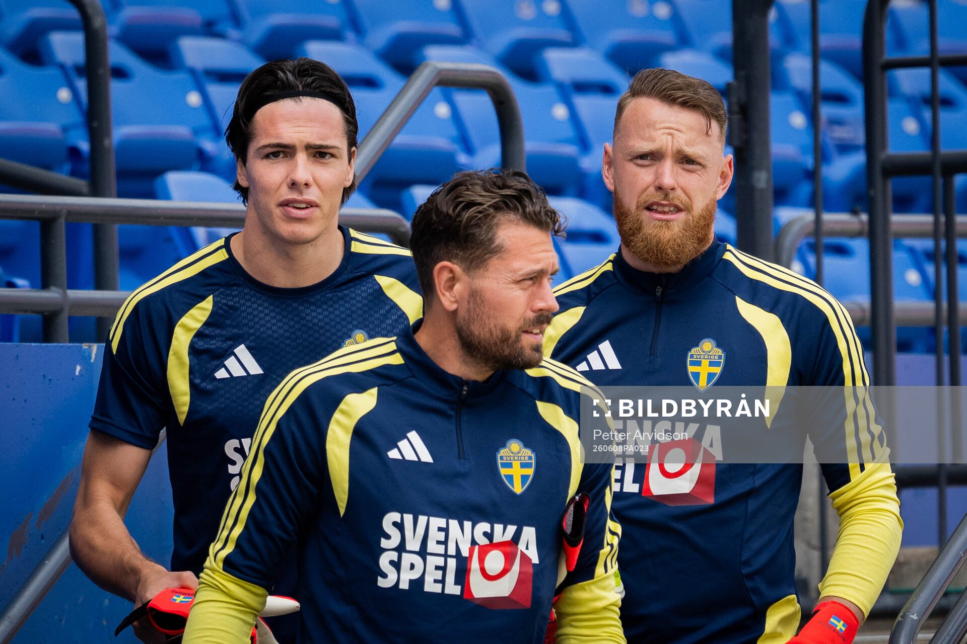 Goalkeeper Jacob Widell Zetterström, goalkeeper Kristoffer