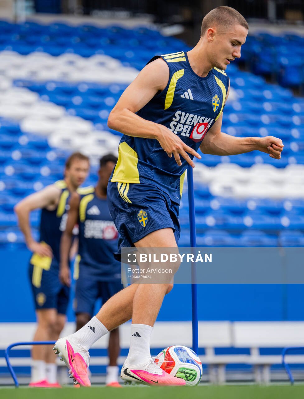 Gustaf Lagerbielke of the Swedish national football team at