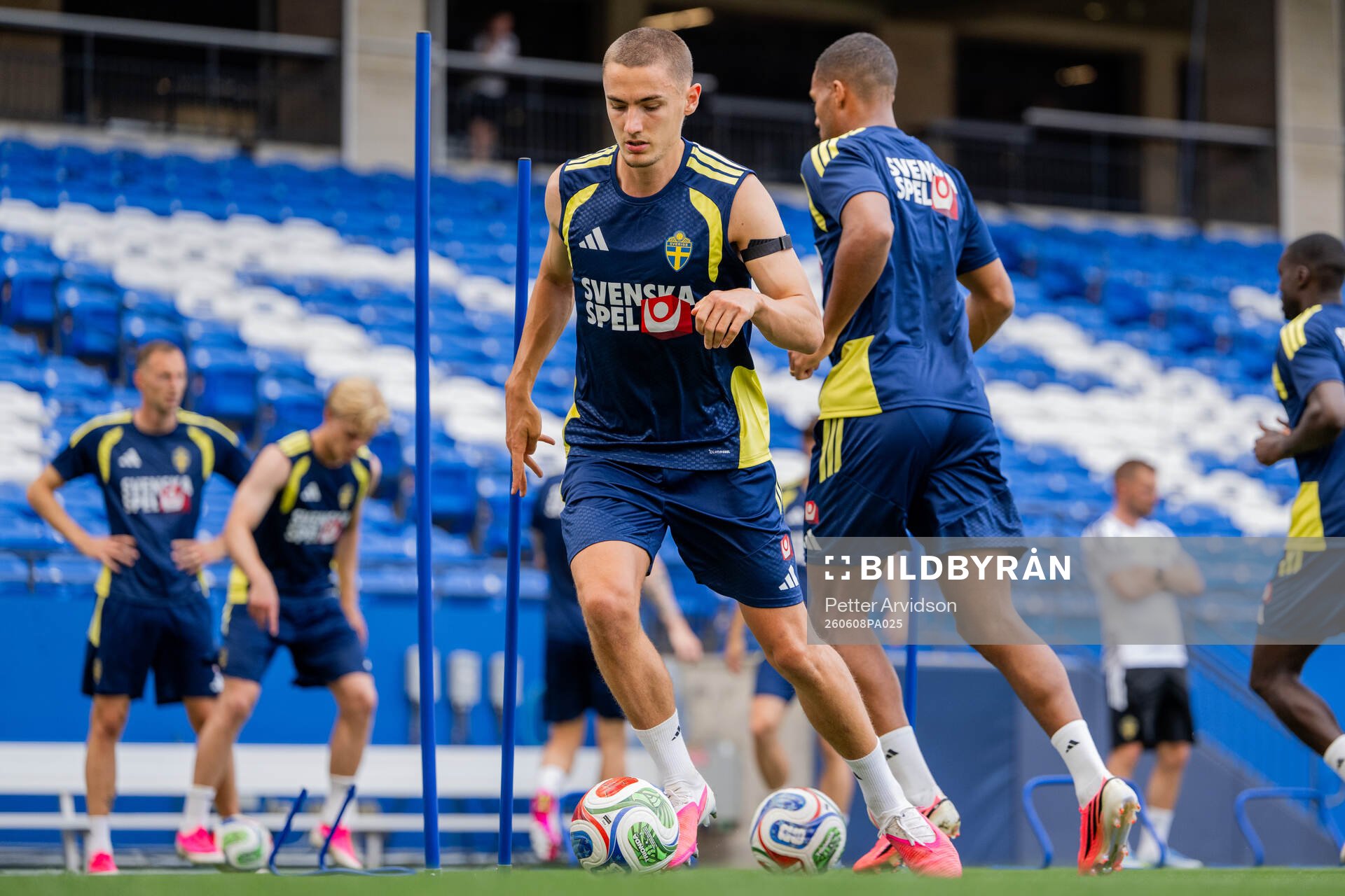 Gustaf Lagerbielke of the Swedish national football team at