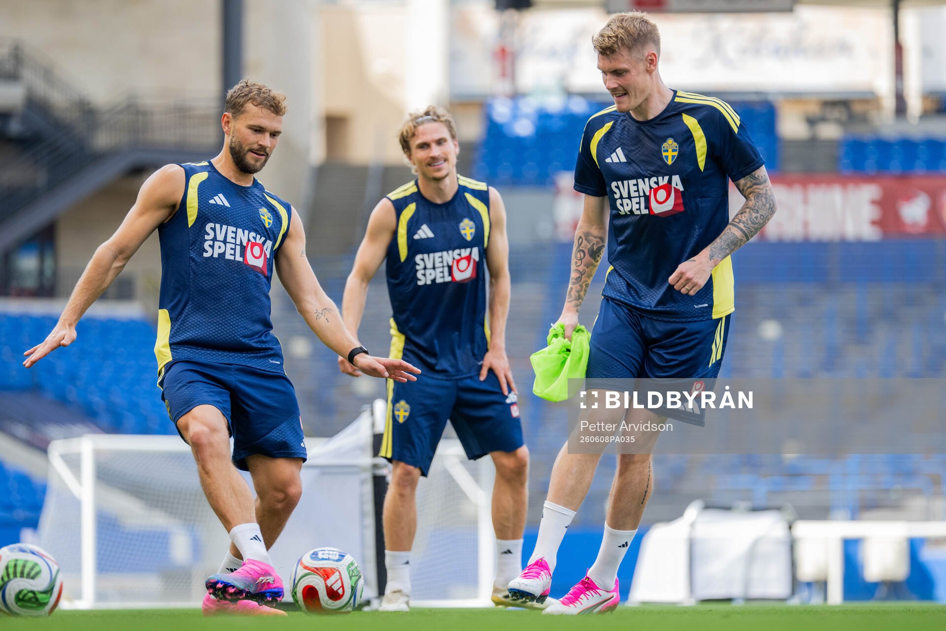 Jesper Karlström and Eric Smith of the Swedish national