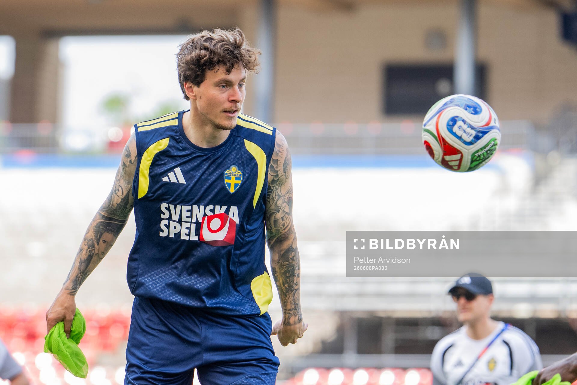 Victor Nilsson Lindelöf of the Swedish national football